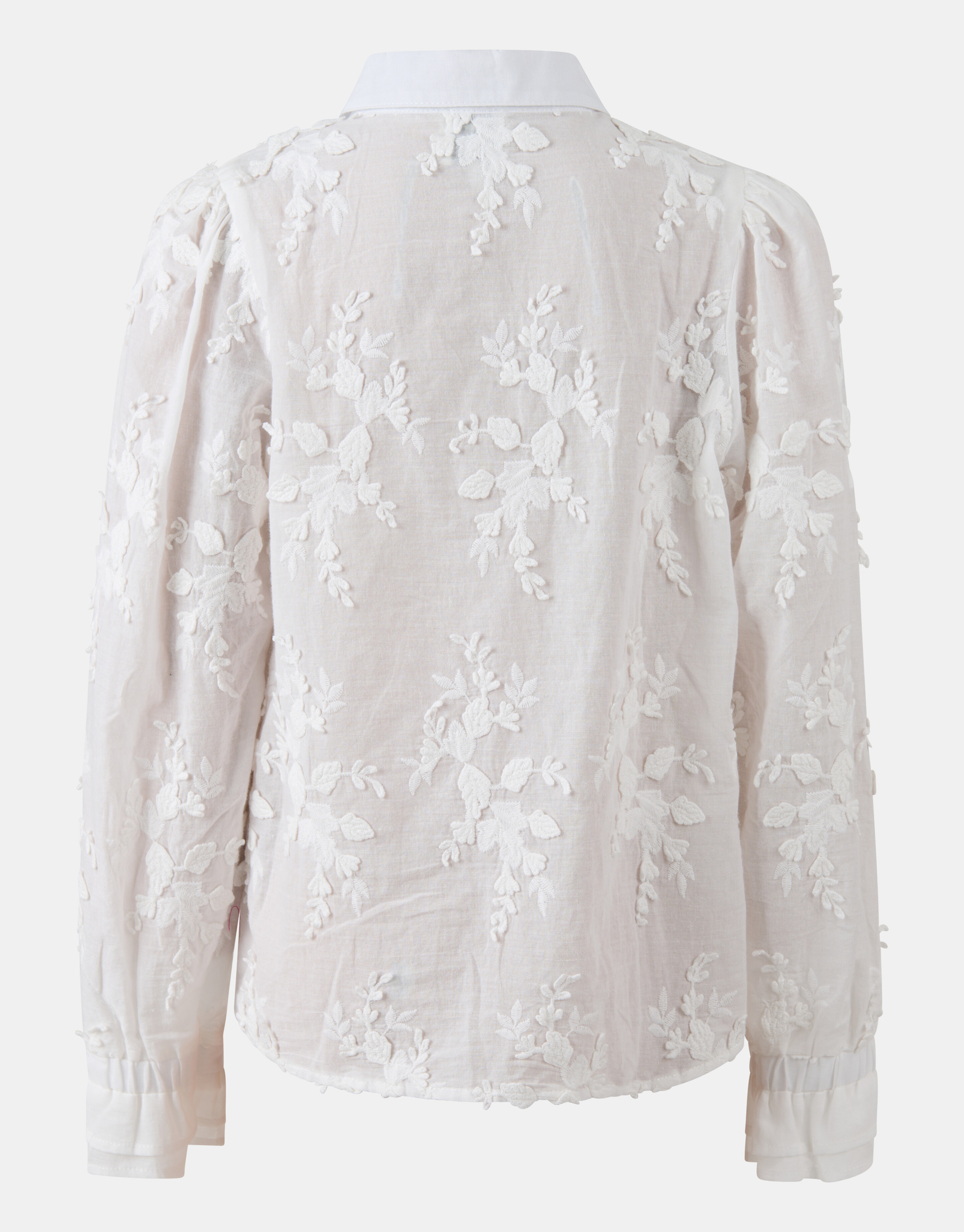 Geborduurde Blouse Wit SHOEBY GIRLS
