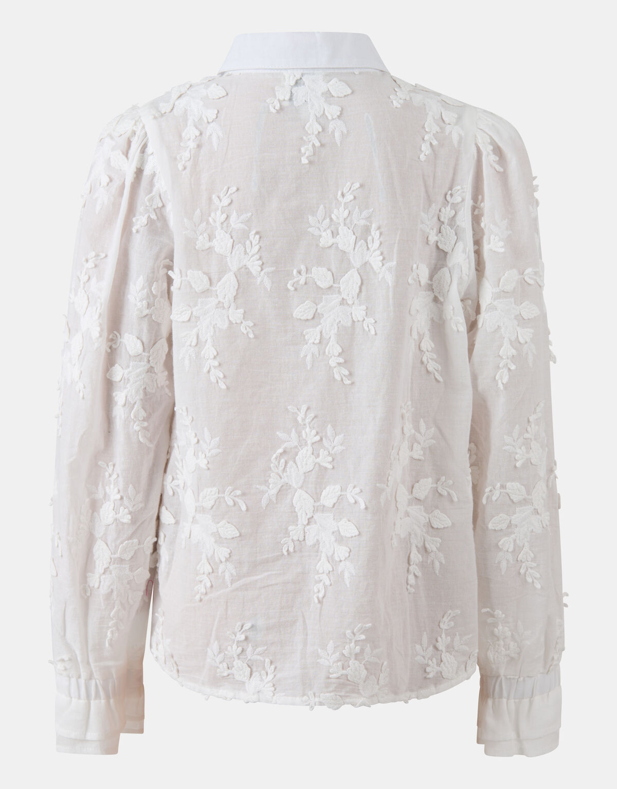 Geborduurde Blouse Wit SHOEBY GIRLS