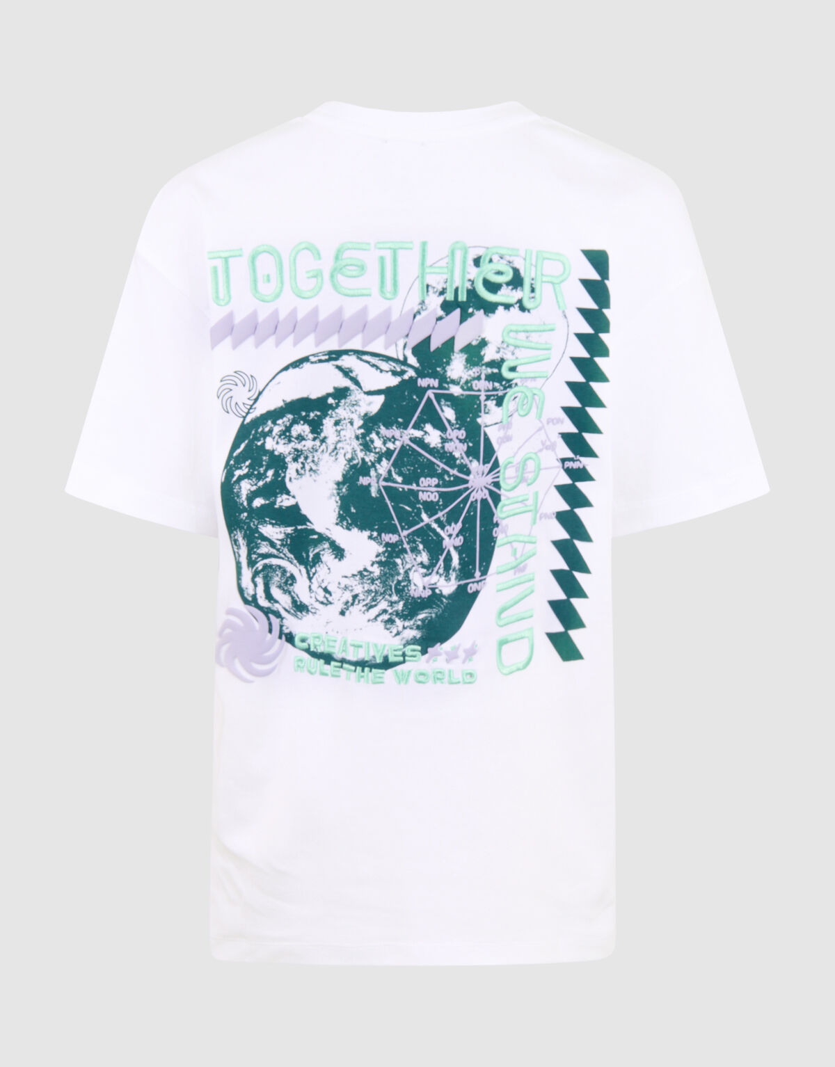 Artwork T-shirt Wit SHOEBY BOYS