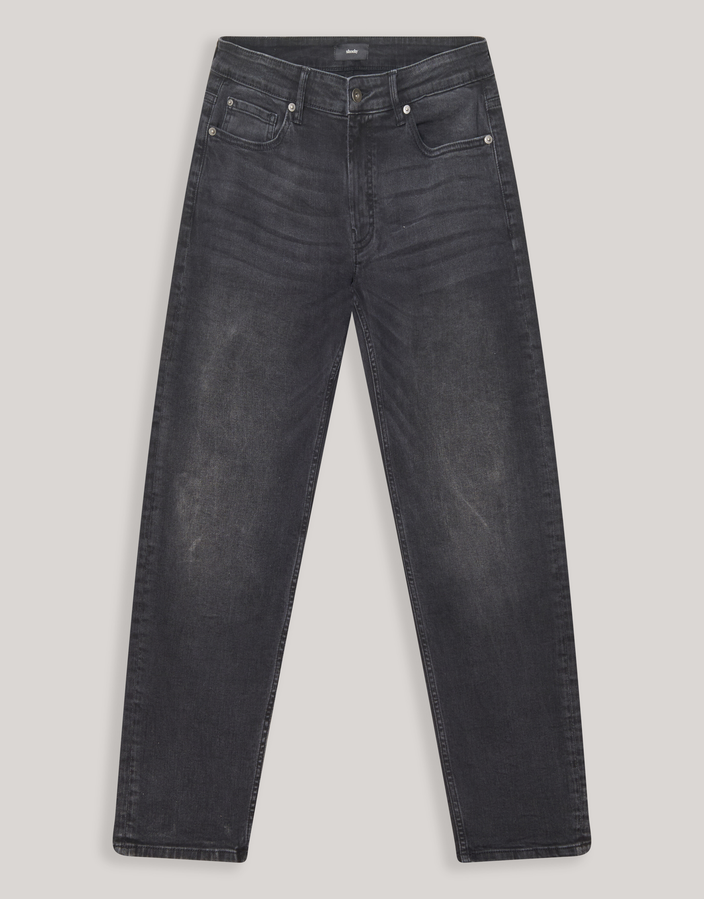 Slim Fit Jeans Washed Black L34 SHOEBY MEN