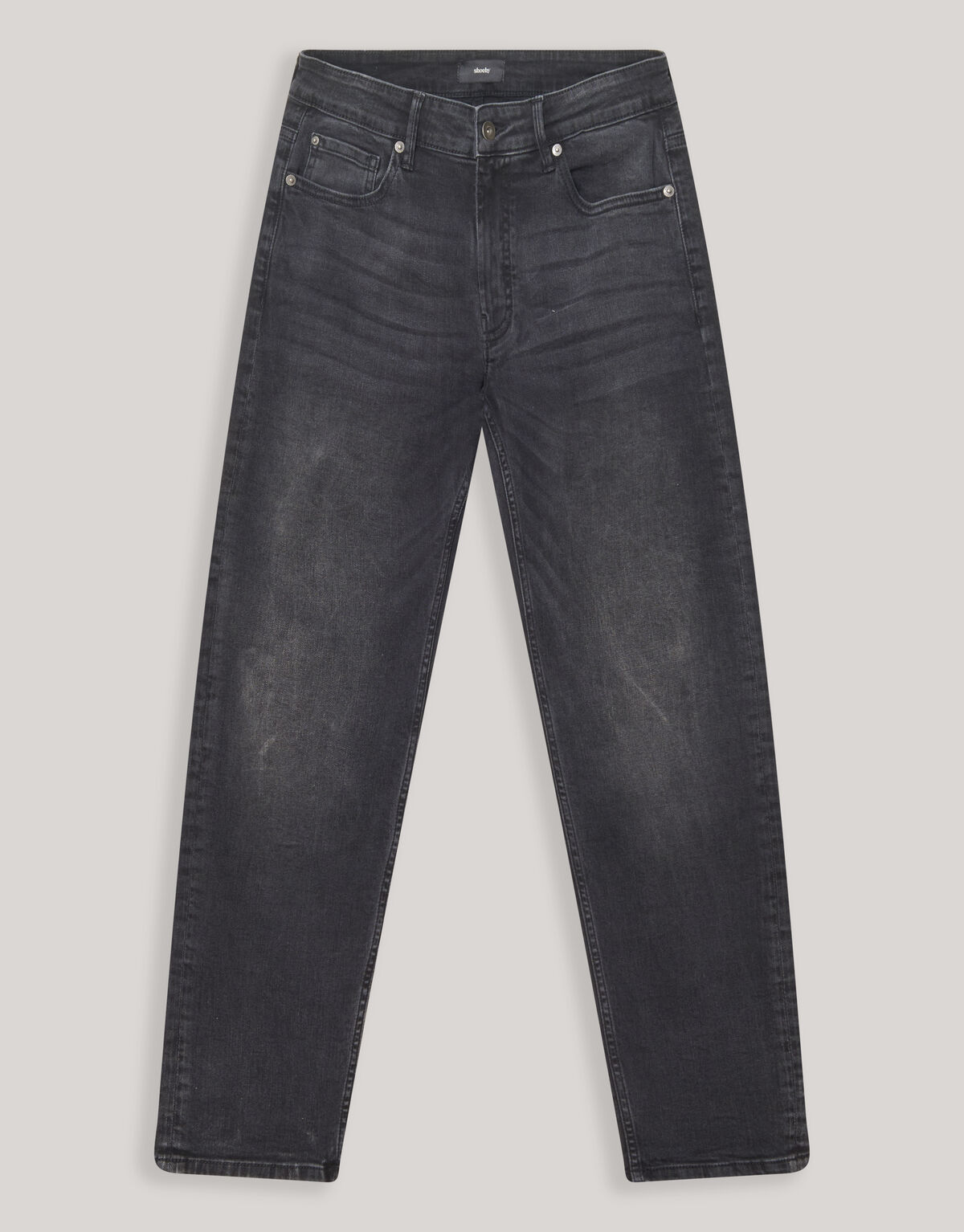 Slim Fit Jeans Washed Black L34 SHOEBY MEN