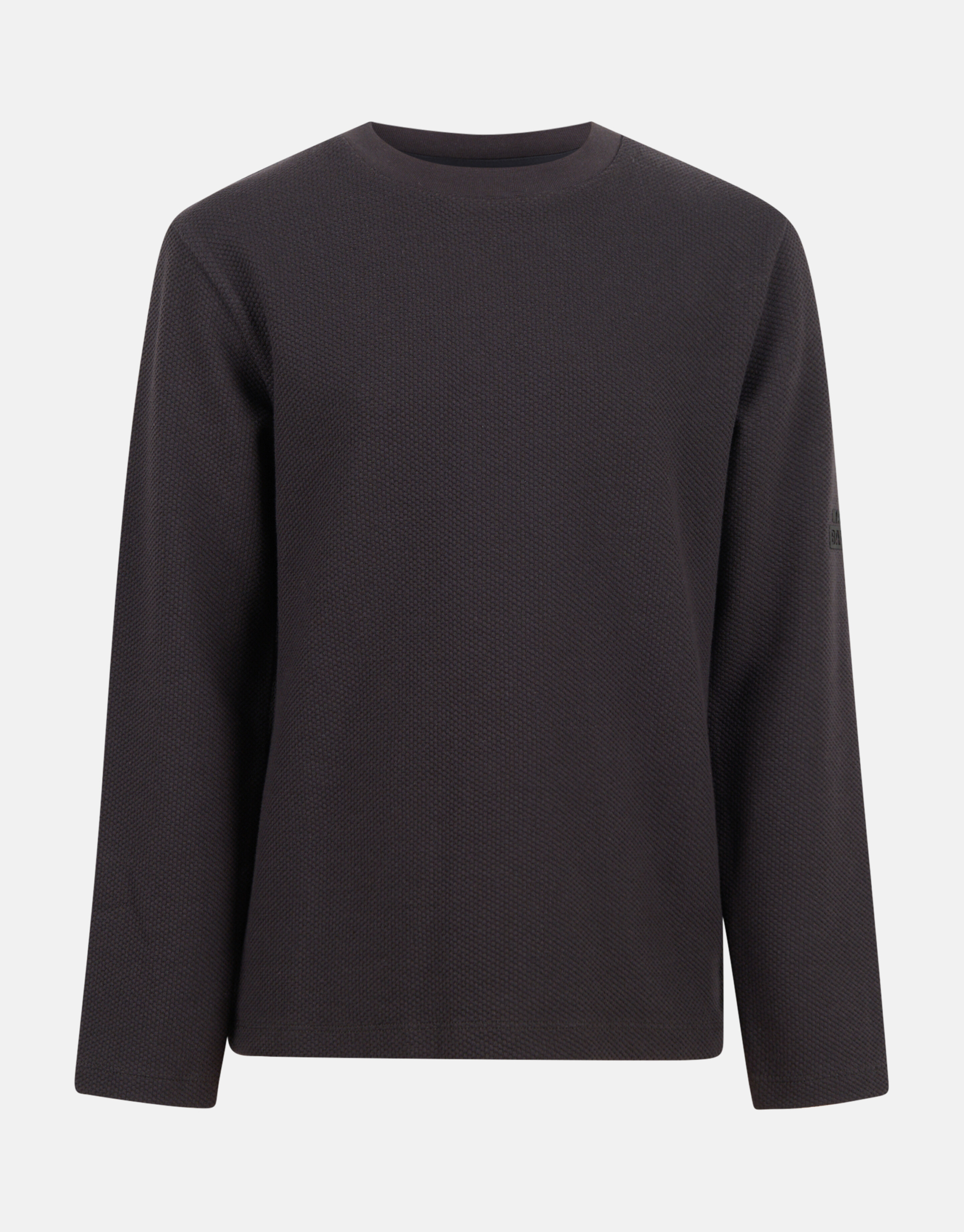 Structuur Longsleeve T-shirt Donkergrijs SHOEBY BOYS