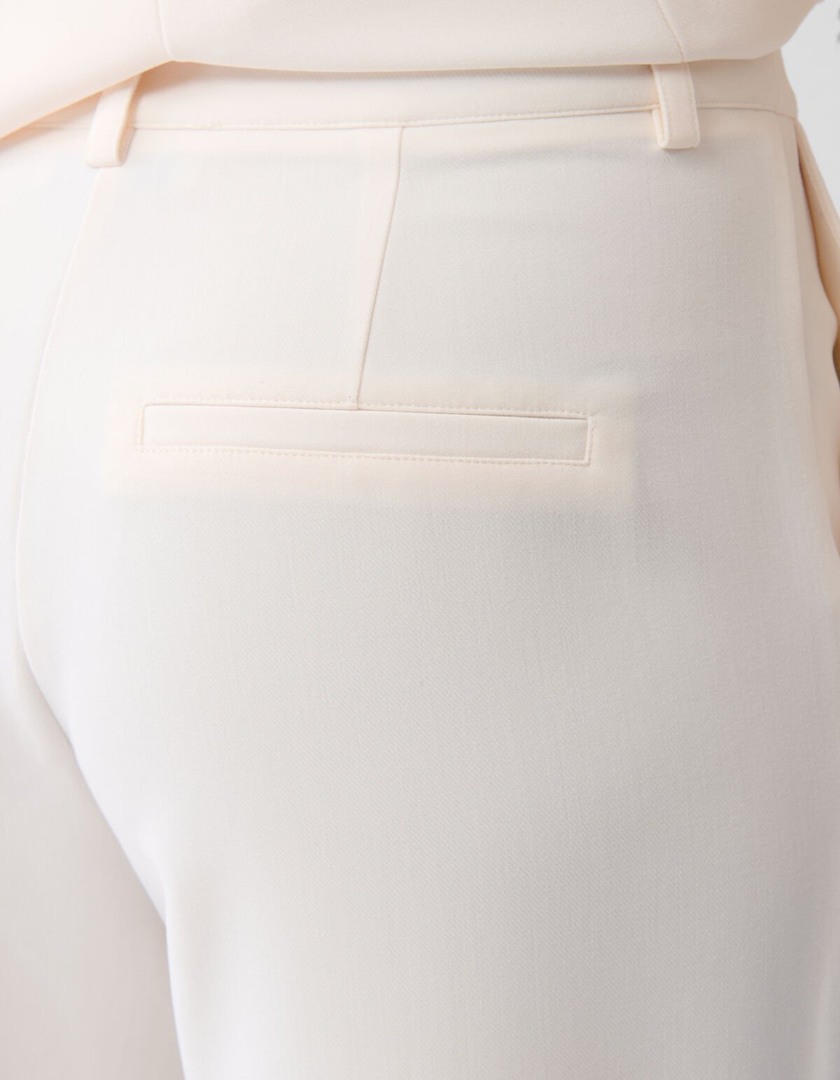 Turn Up Pantalon Gebroken Wit By Fred SHOEBY WOMEN
