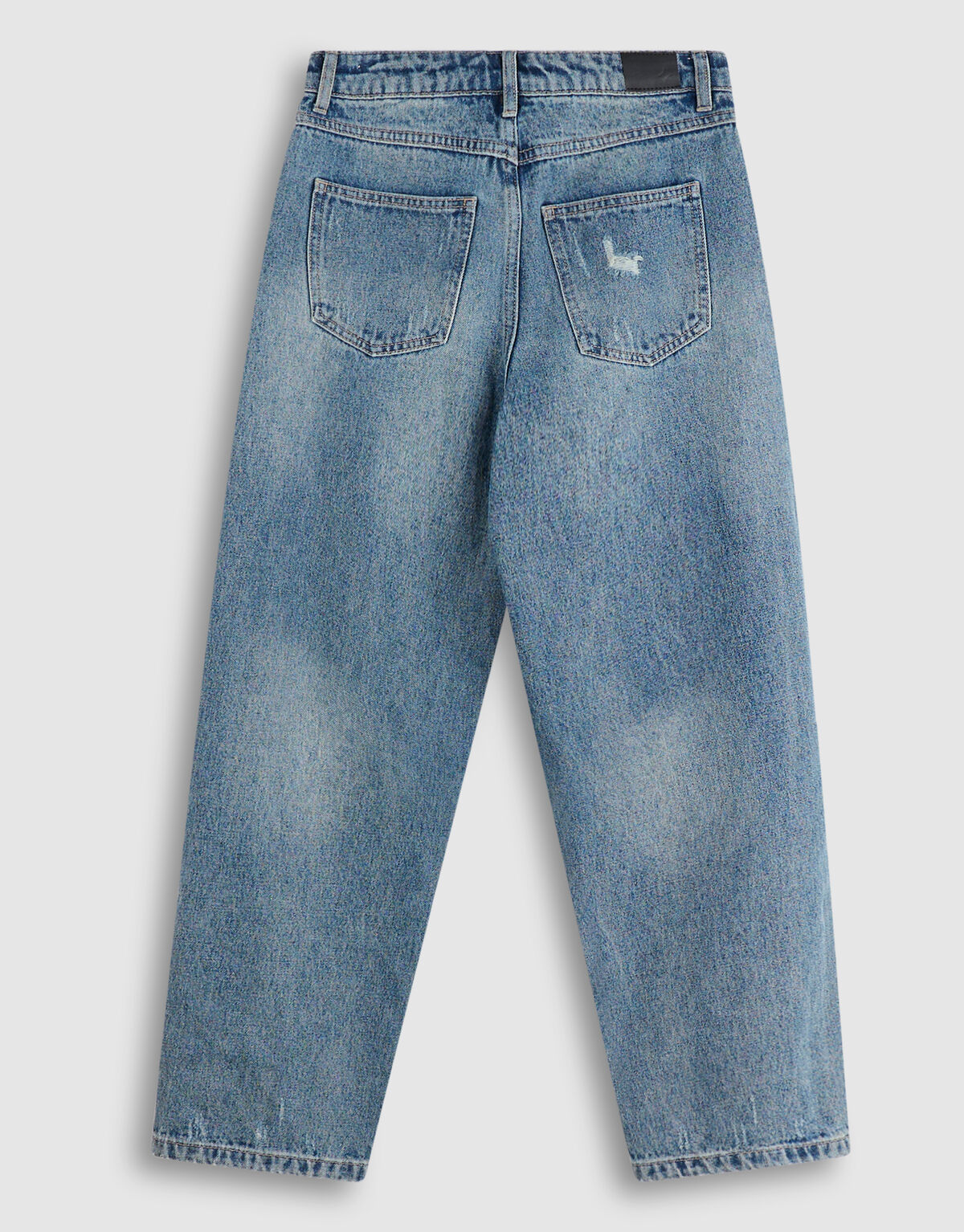 Destroyed Balloon Fit Jeans Donkerblauw SHOEBY BOYS
