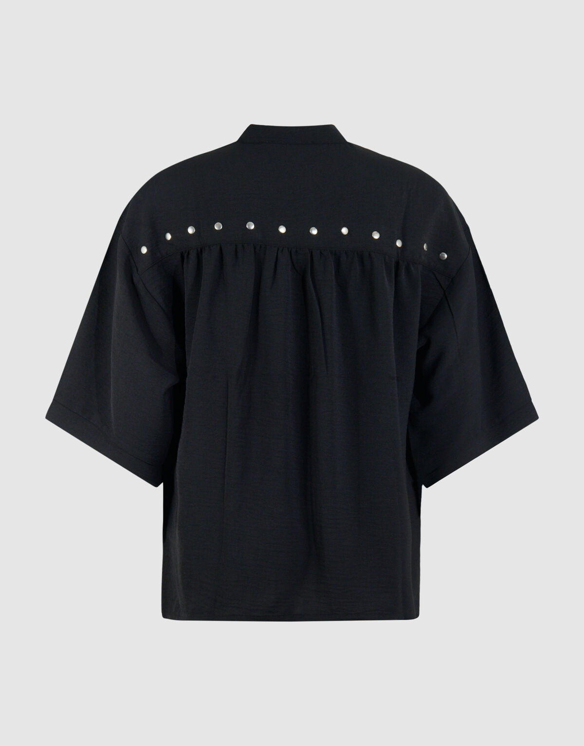 Twist Studs Blouse Zwart SHOEBY WOMEN