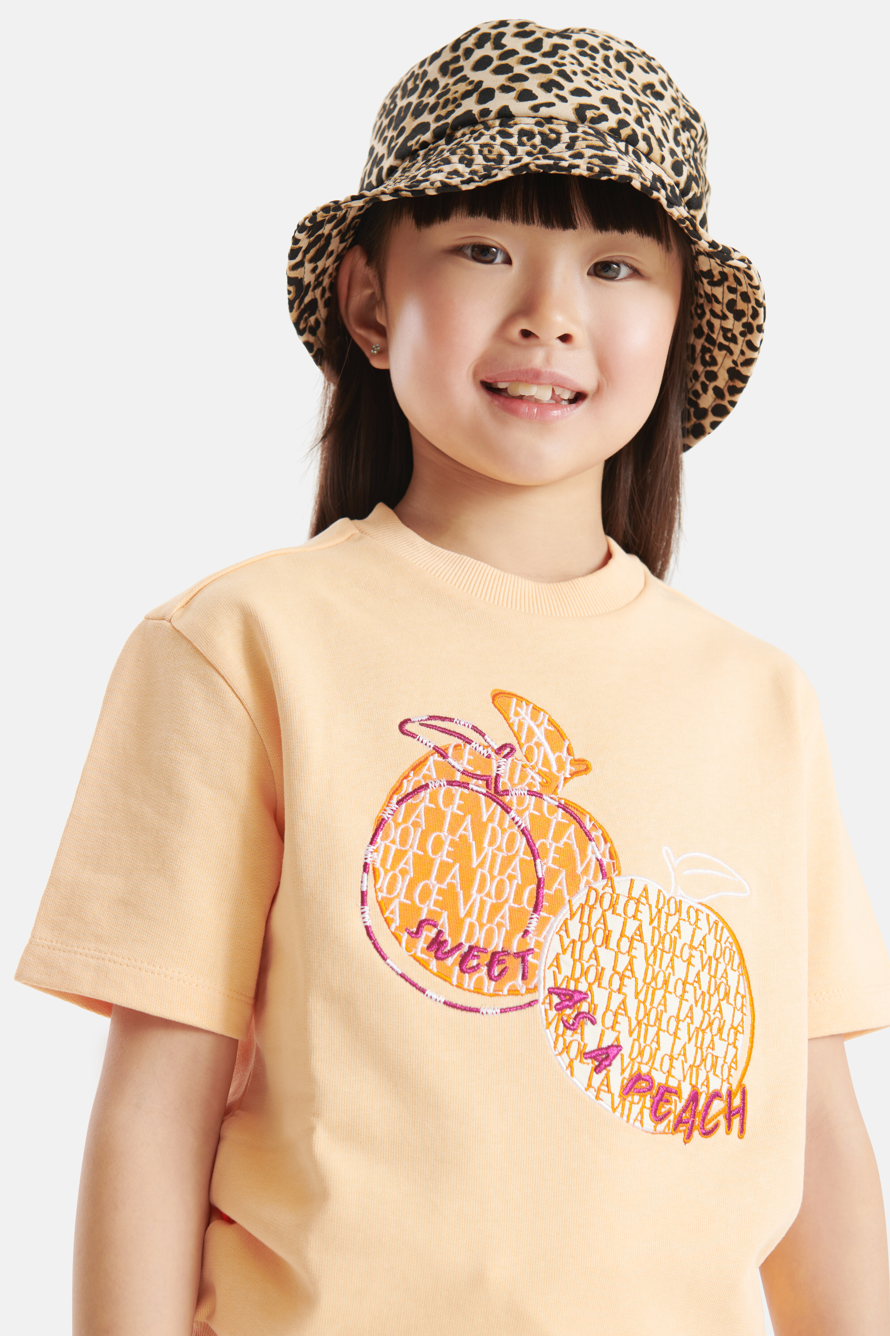 Artwork Sweat T-shirt Oranje SHOEBY GIRLS