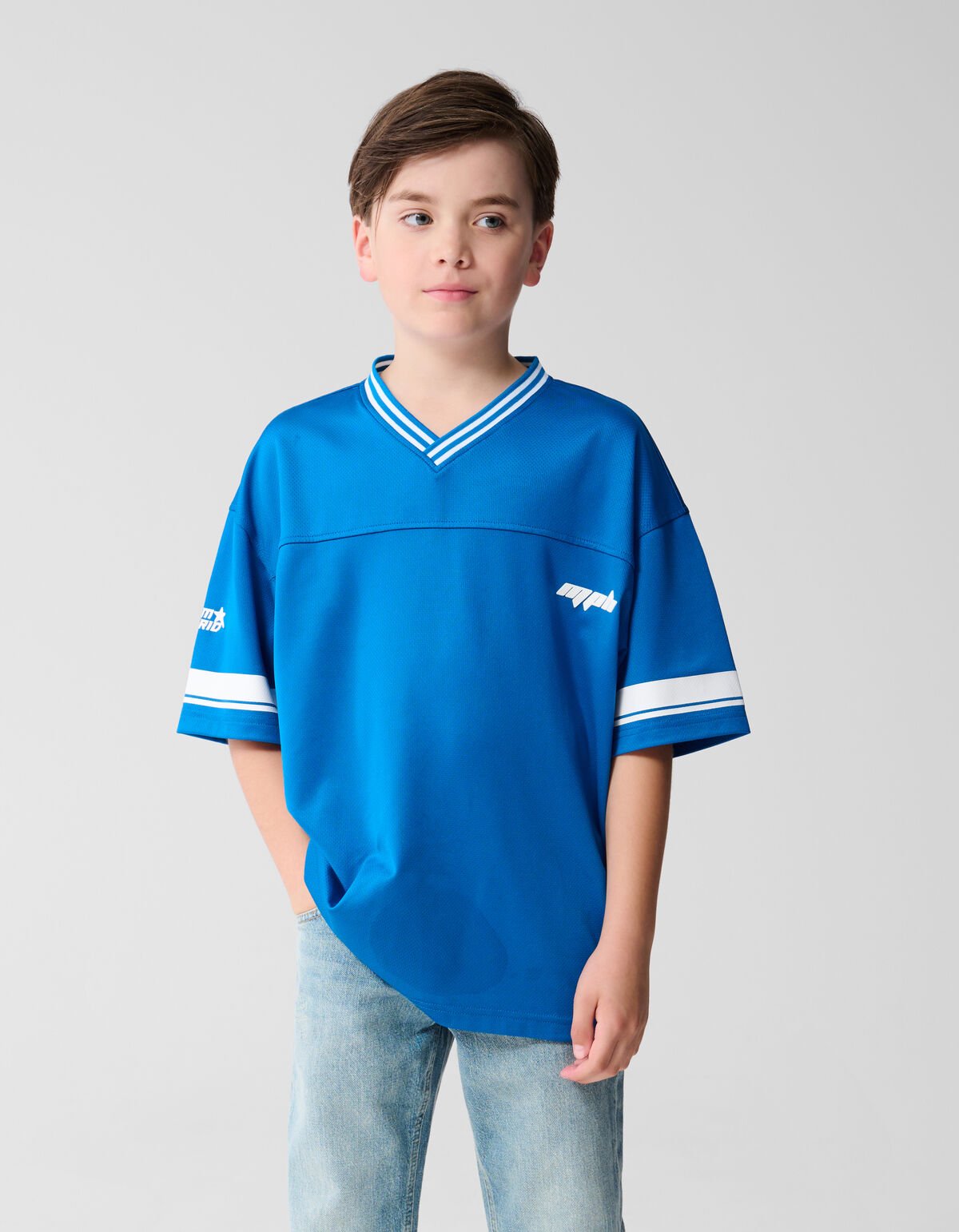 Sporty T-shirt Blauw SHOEBY BOYS
