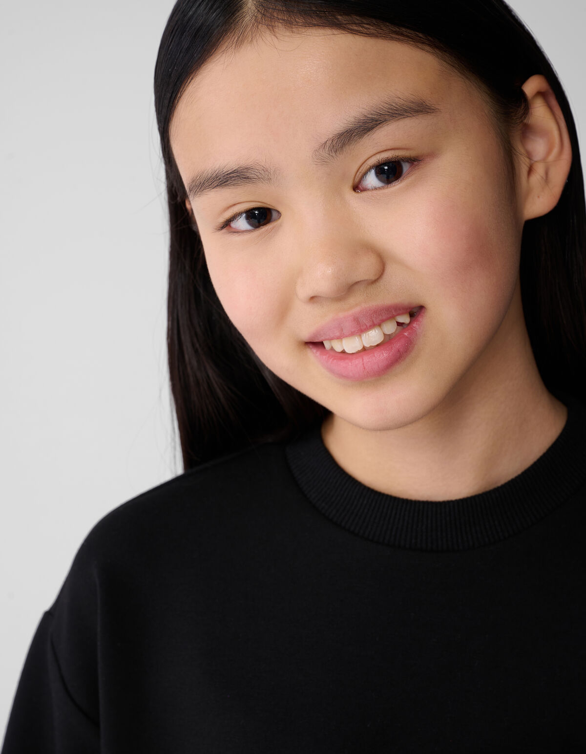 Big Strik Sweater Zwart SHOEBY GIRLS