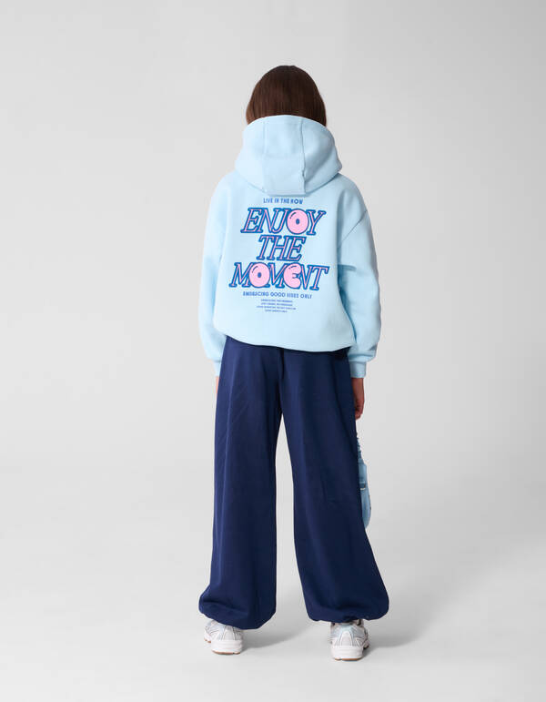 Relaxed Moment Hoodie Lichtblauw SHOEBY GIRLS
