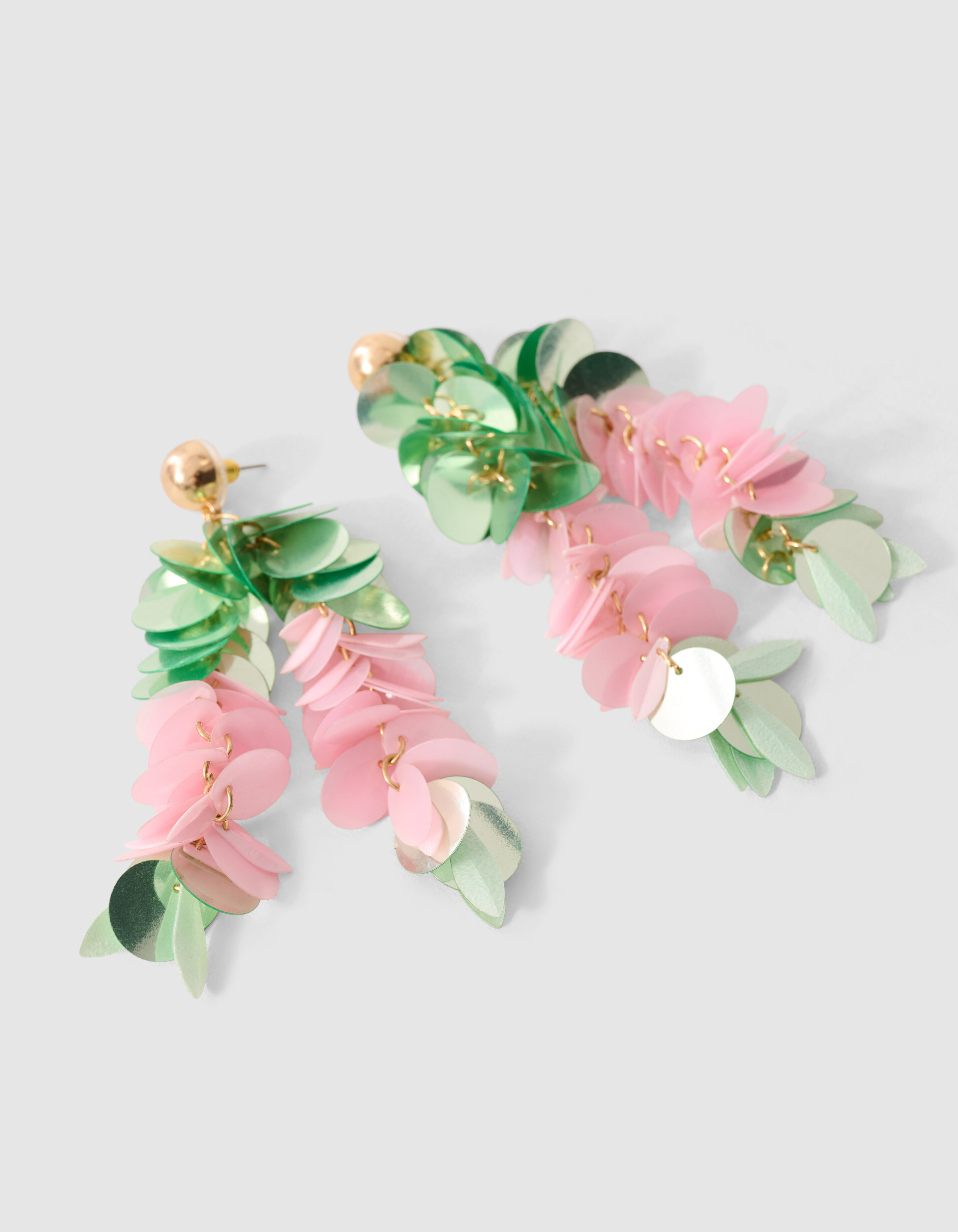 Statement Hanging Oorbellen Groen SHOEBY ACCESSOIRES