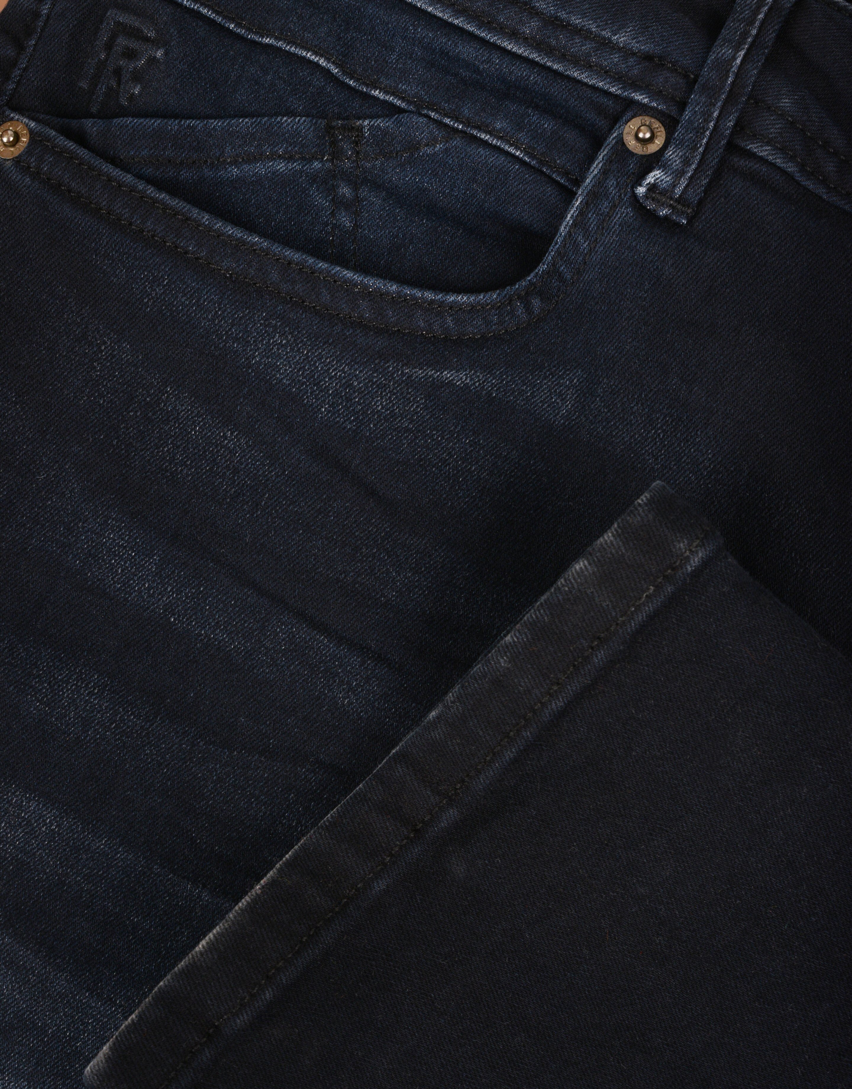 Lewis Straight Blue/Black Jeans L36 Refill