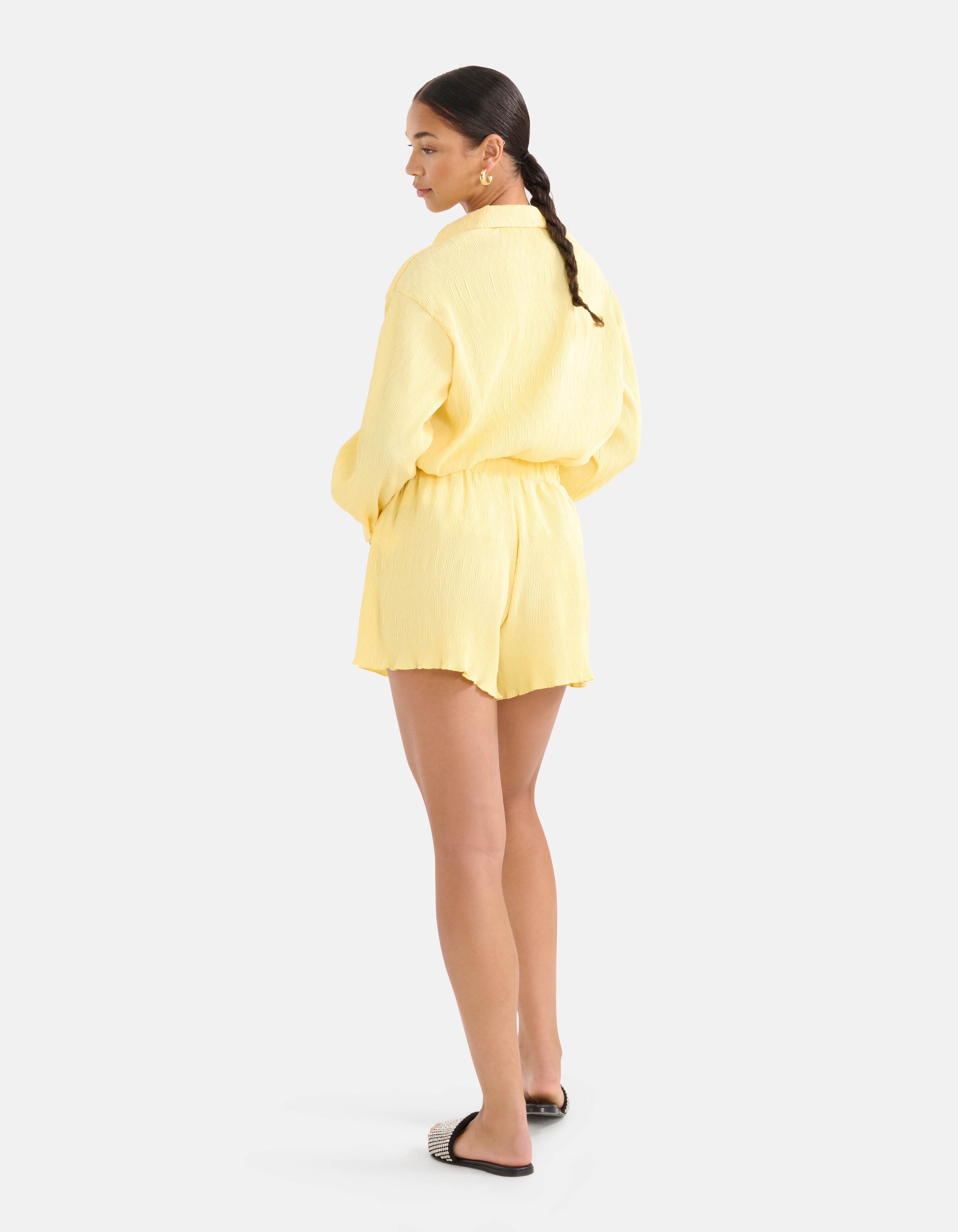 Crinkle Short Geel SHOEBY WOMEN