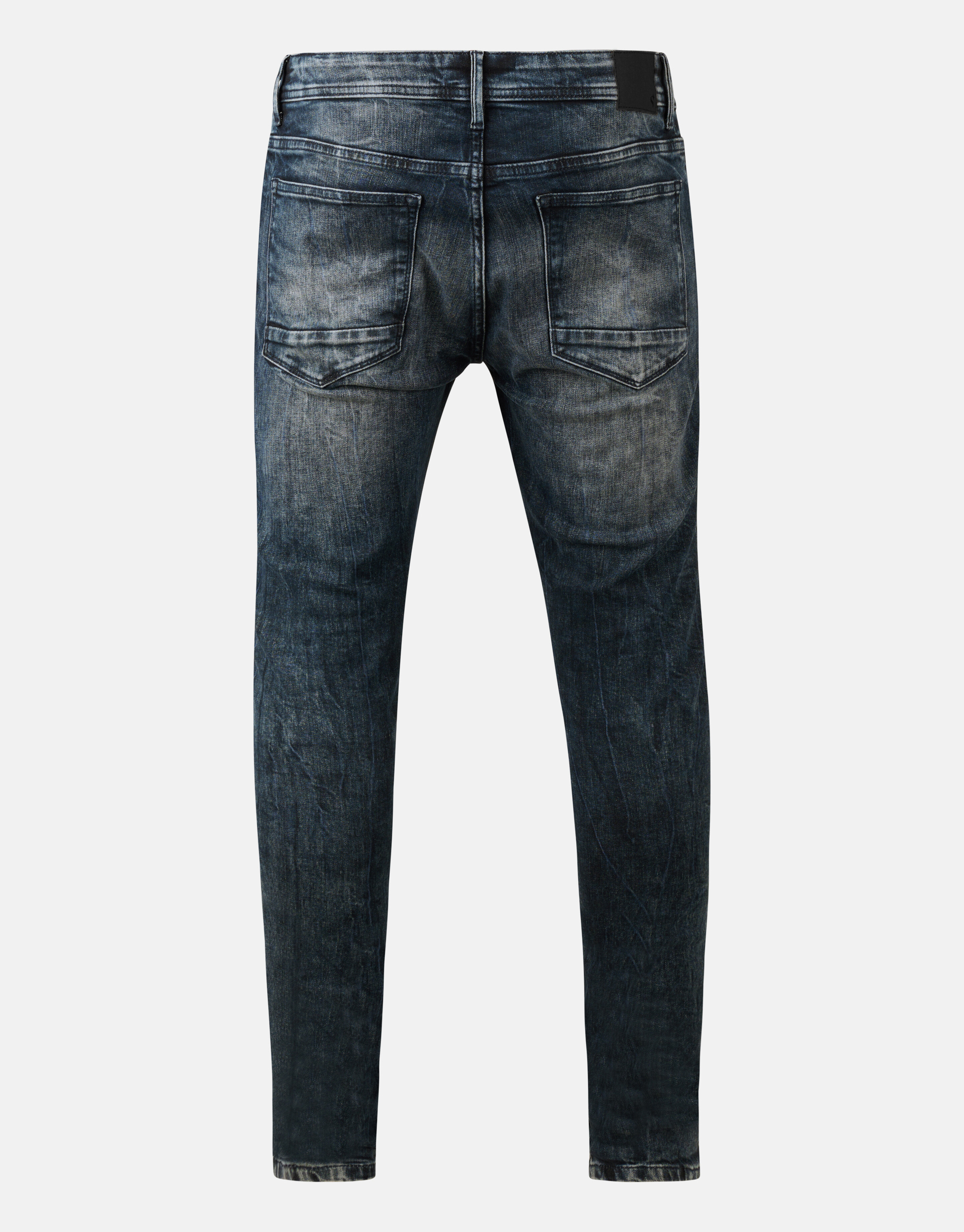 Skinny Fit Jeans Blauw/Grijs L34 SHOEBY MEN