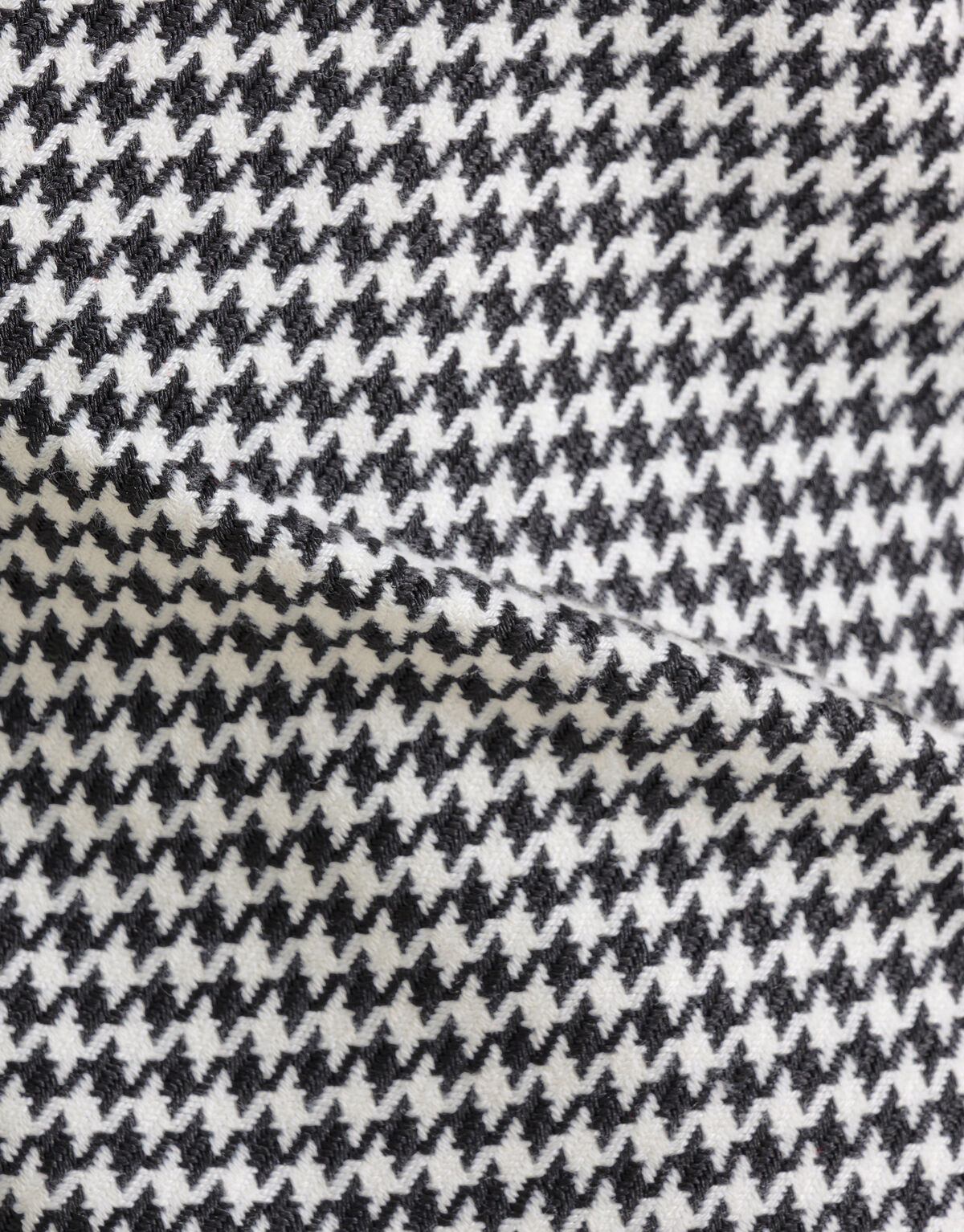 Pied-De-Poule Cargo Broek Zwart/Wit SHOEBY WOMEN