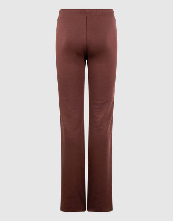 Sporty Flared Broek Bruin SHOEBY GIRLS