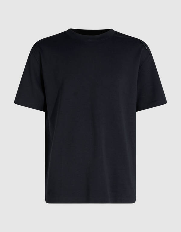 Basis Label T-Shirt Zwart SHOEBY MEN