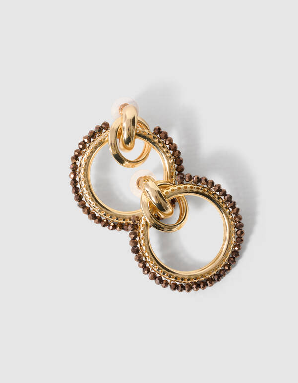 Triple Ring Oorbellen Goud SHOEBY ACCESSOIRES