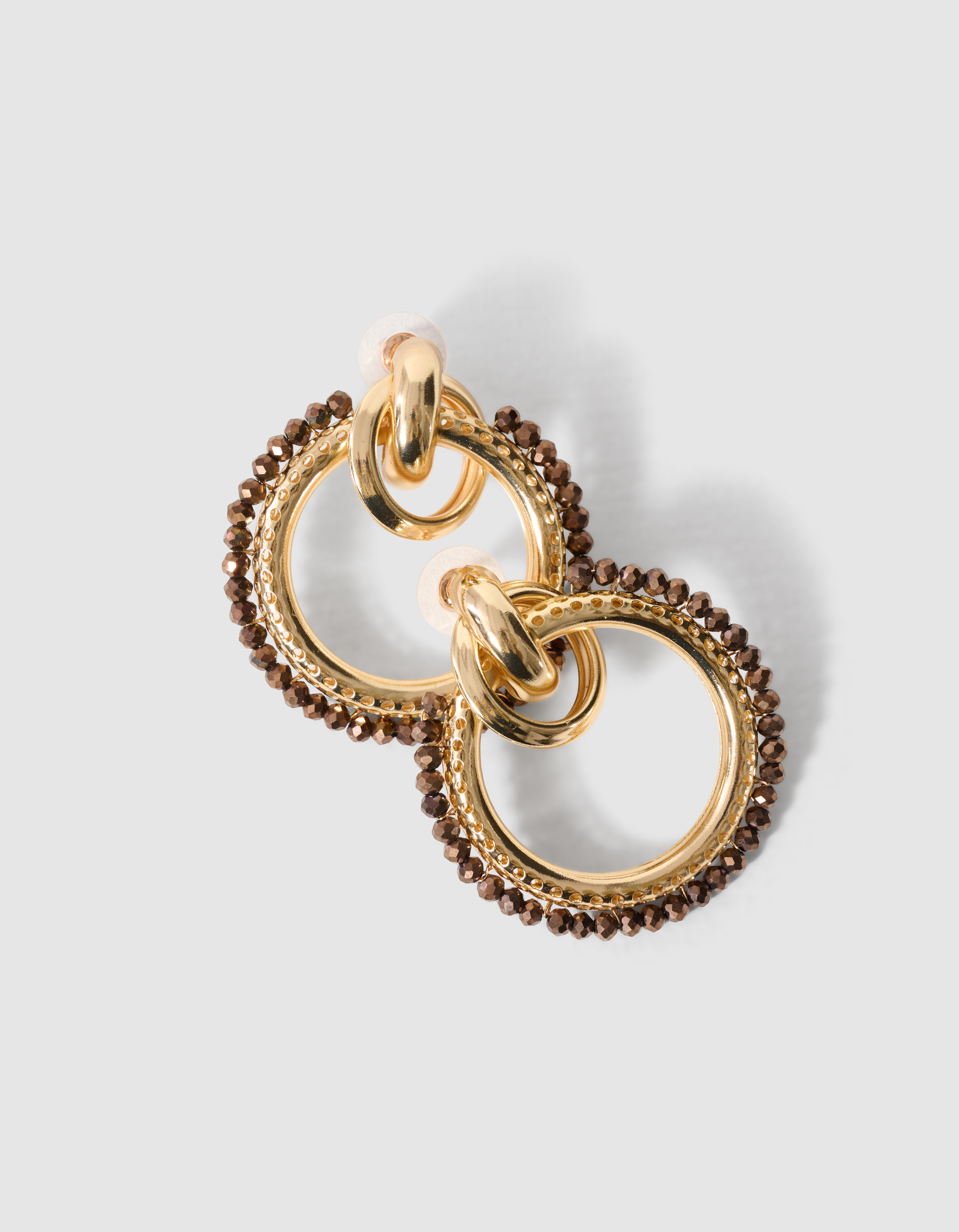 Triple Ring Oorbellen Goud SHOEBY ACCESSOIRES