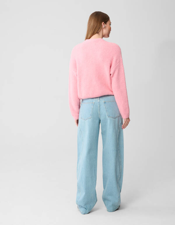 Fancy Button Vest Lichtroze SHOEBY WOMEN