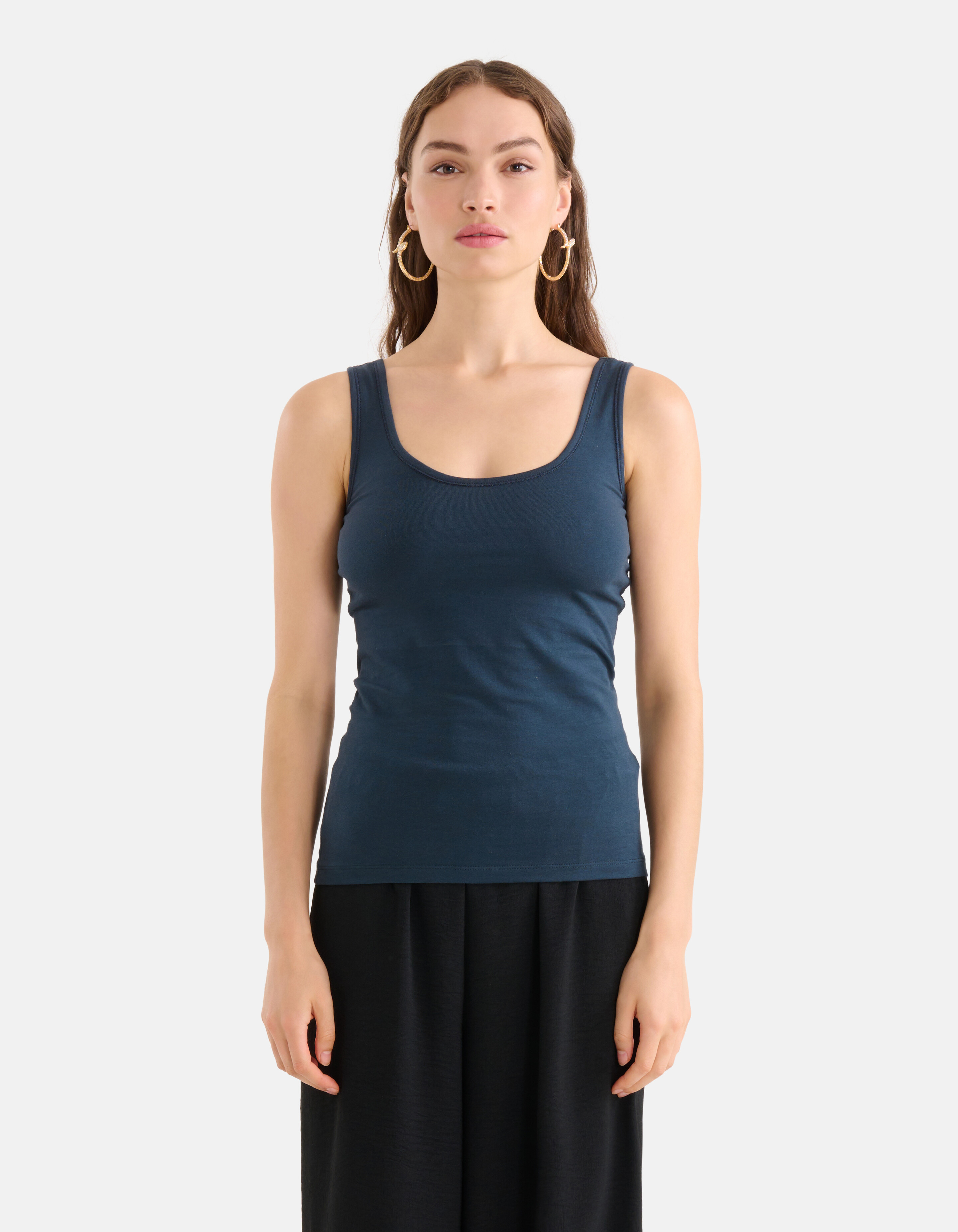 Basis Tanktop Donkerblauw SHOEBY WOMEN