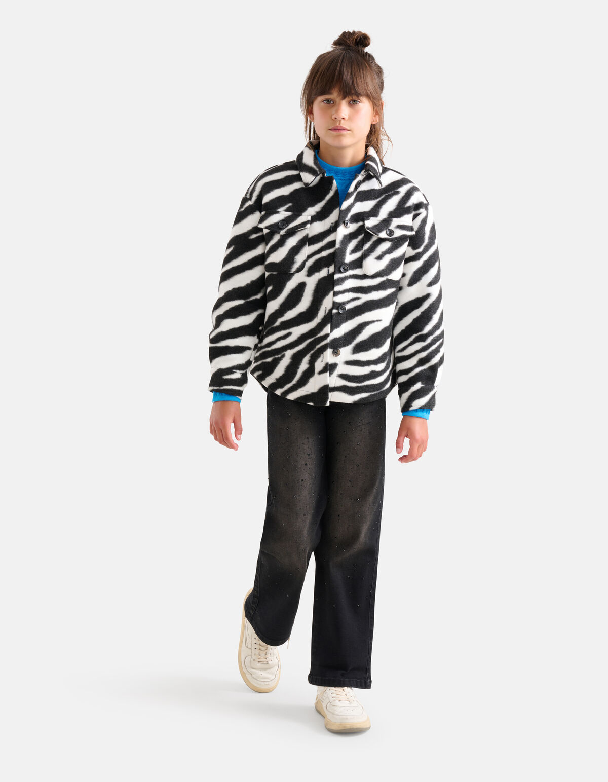 Diagonaal Trui Blauw SHOEBY GIRLS