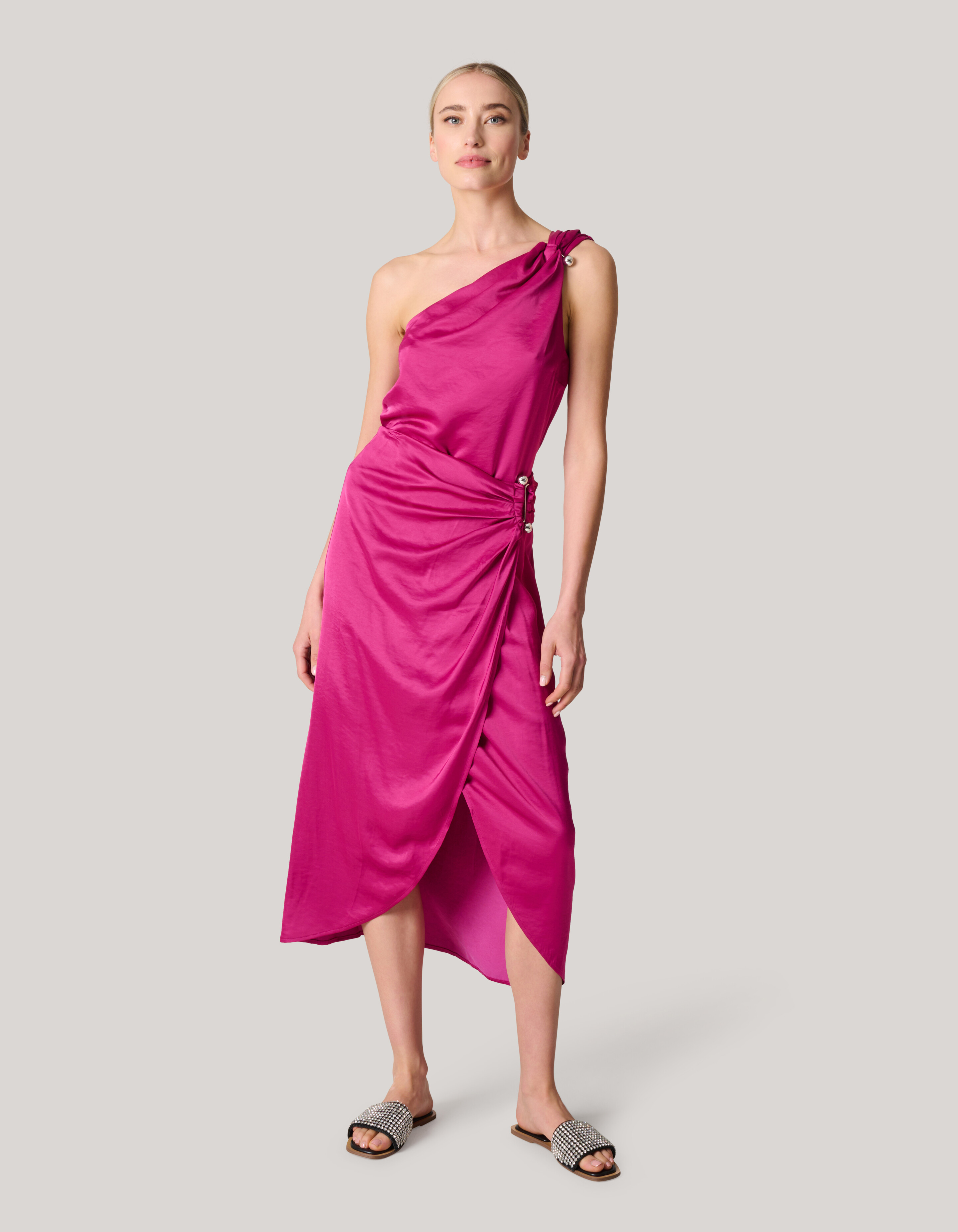 Pierced Satijnen Rok Roze SHOEBY WOMEN