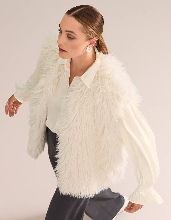 Gathering Blouse Gebroken Wit By Mieke SHOEBY WOMEN