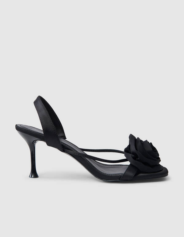 Bloem Hakken Zwart SHOEBY SHOES