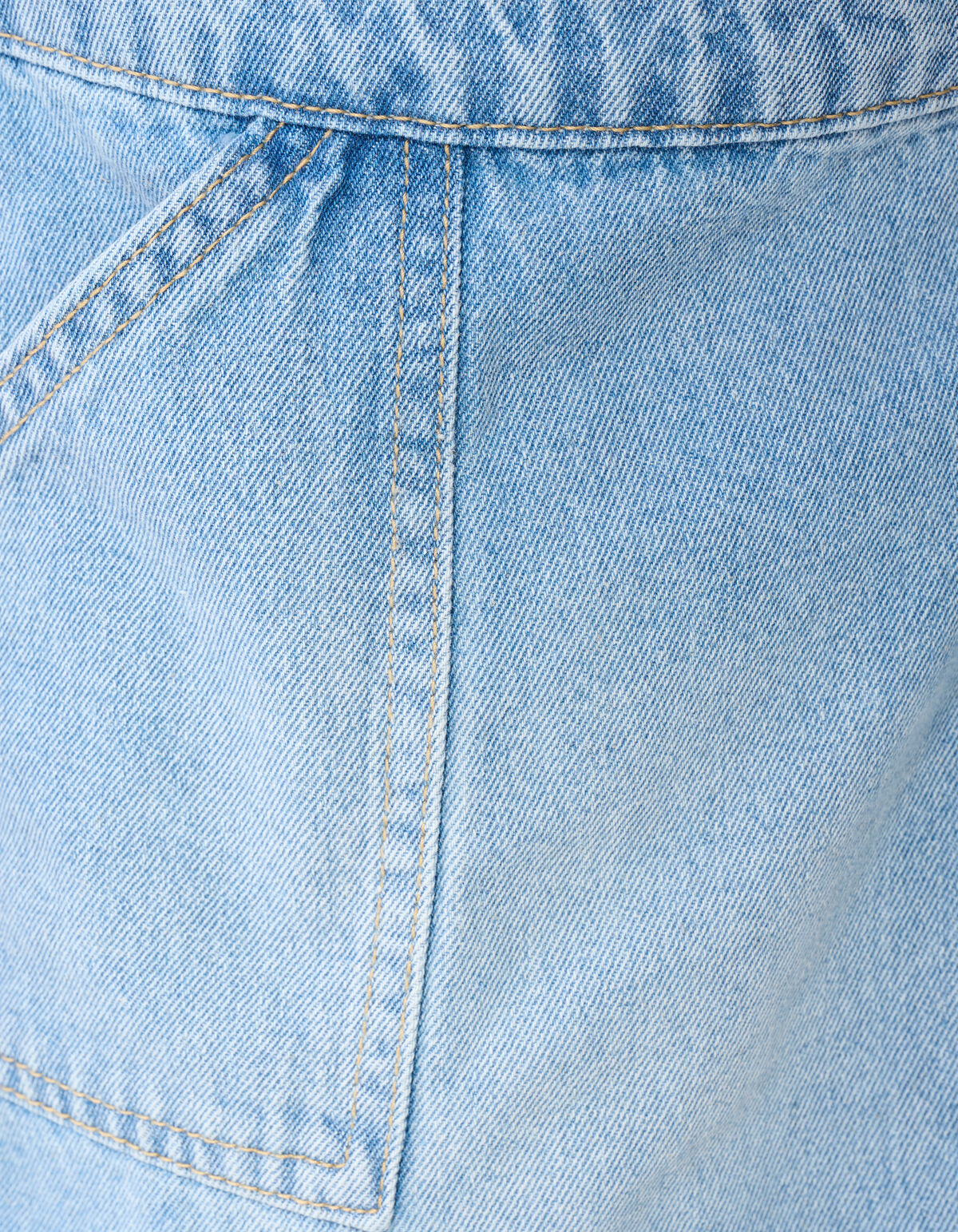 Denim Wrap Skort Bleached SHOEBY GIRLS