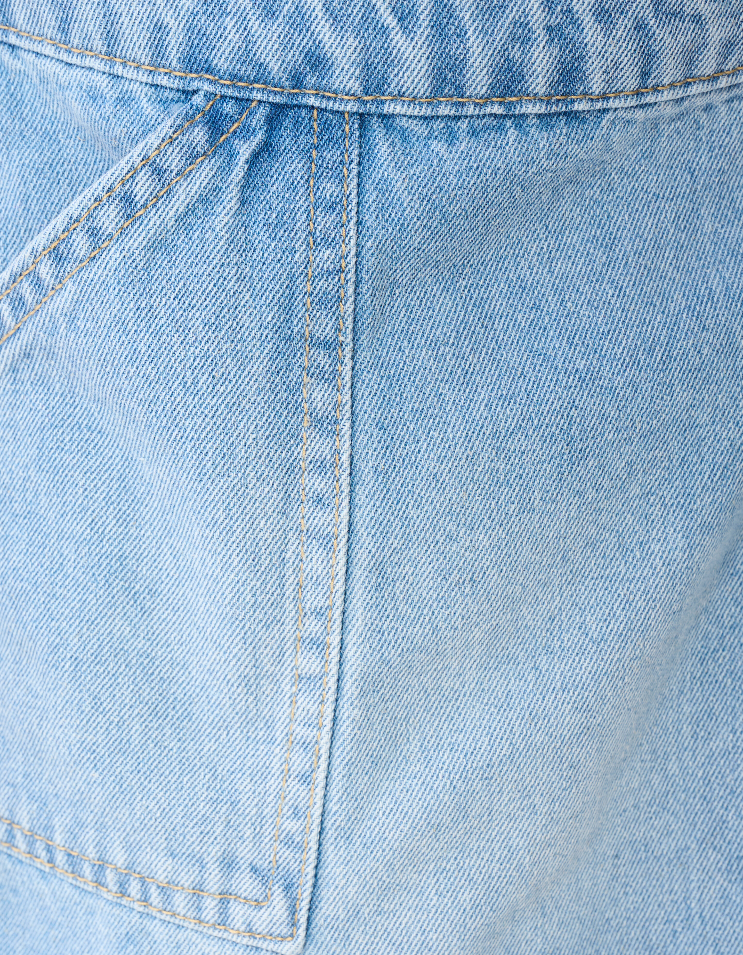 Denim Wrap Skort Bleached SHOEBY GIRLS