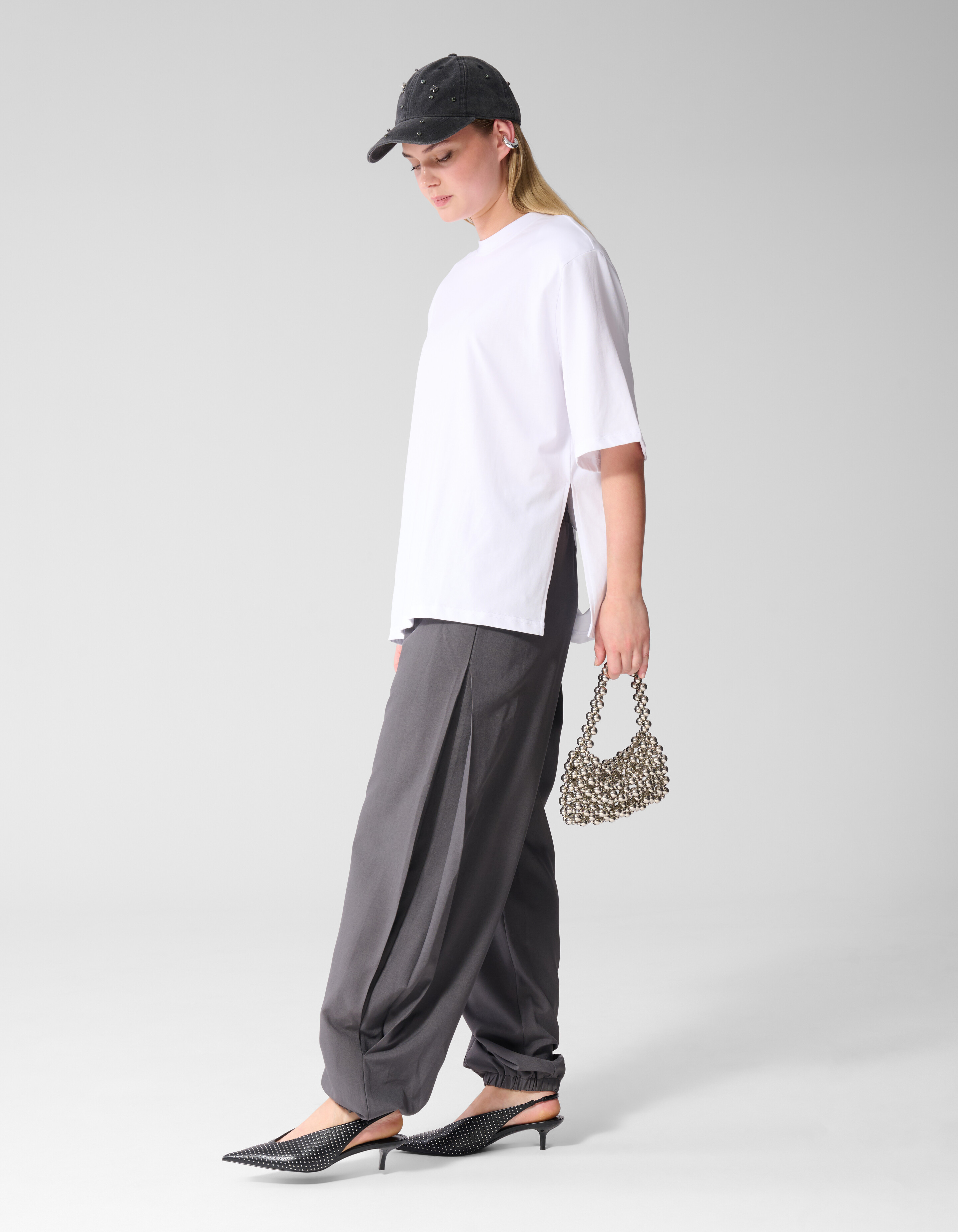 Split T-shirt Wit SHOEBY WOMEN