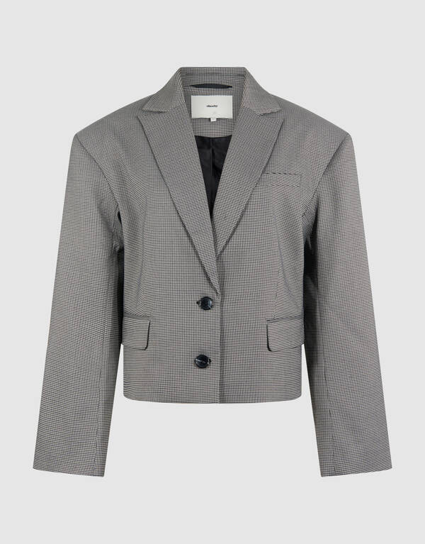 Sporty Oversized Ruiten Blazer Grijs SHOEBY WOMEN