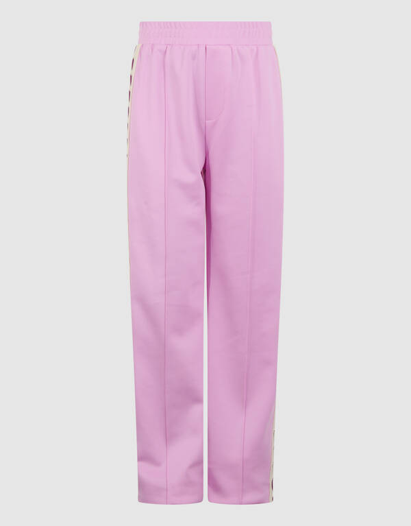 Sporty Heart Wide Leg Broek Roze SHOEBY GIRLS