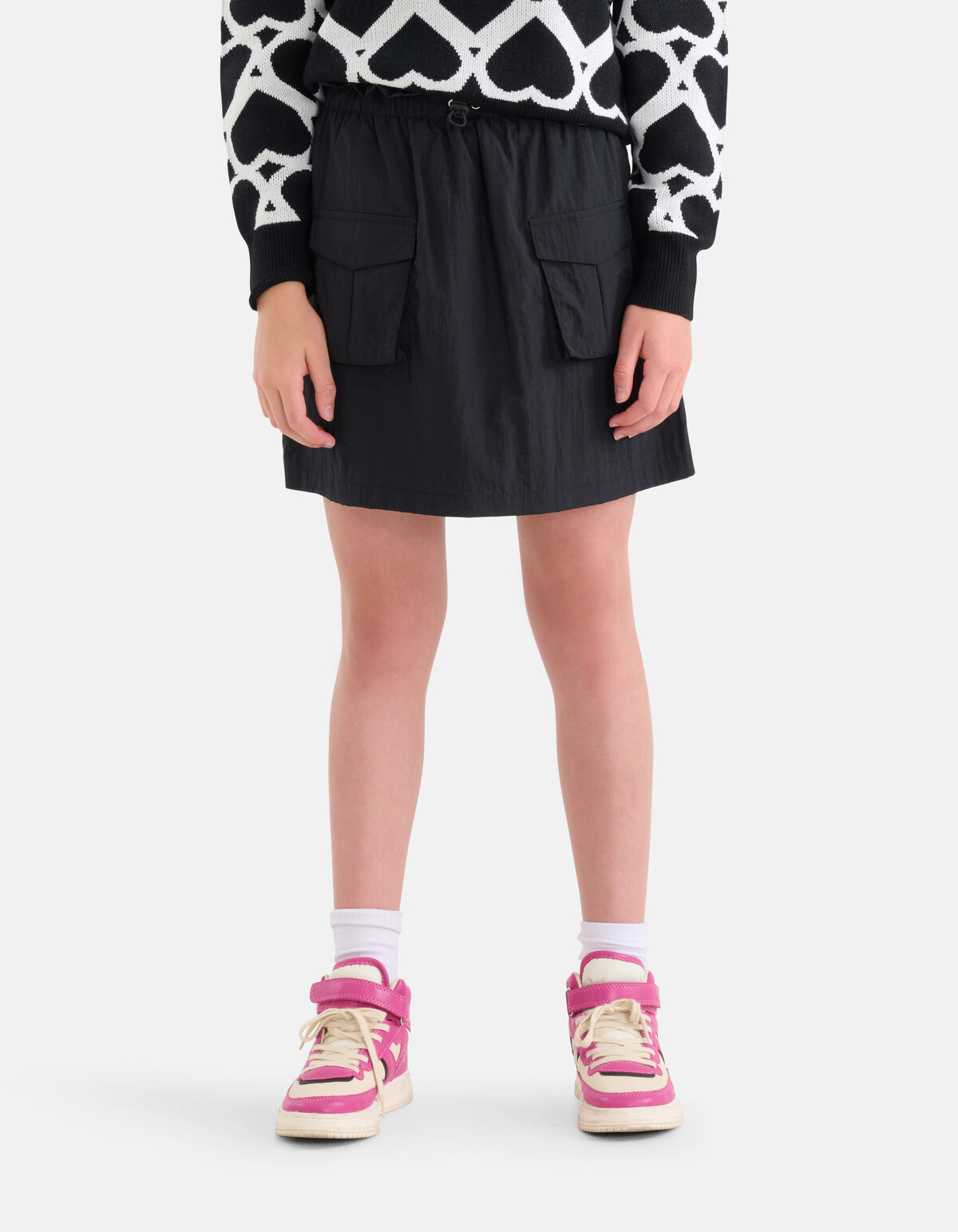 Cargo Parachute Rok Zwart SHOEBY GIRLS