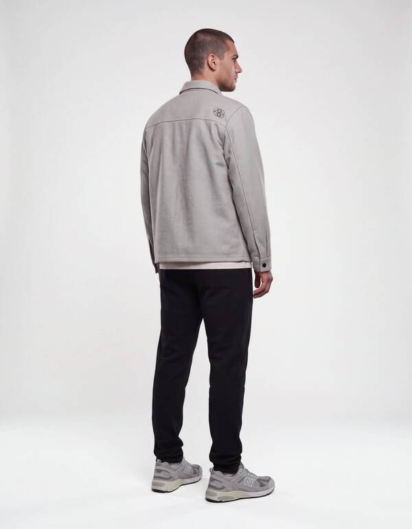 Soft Keper Overshirt Lichtgrijs SHOEBY MEN