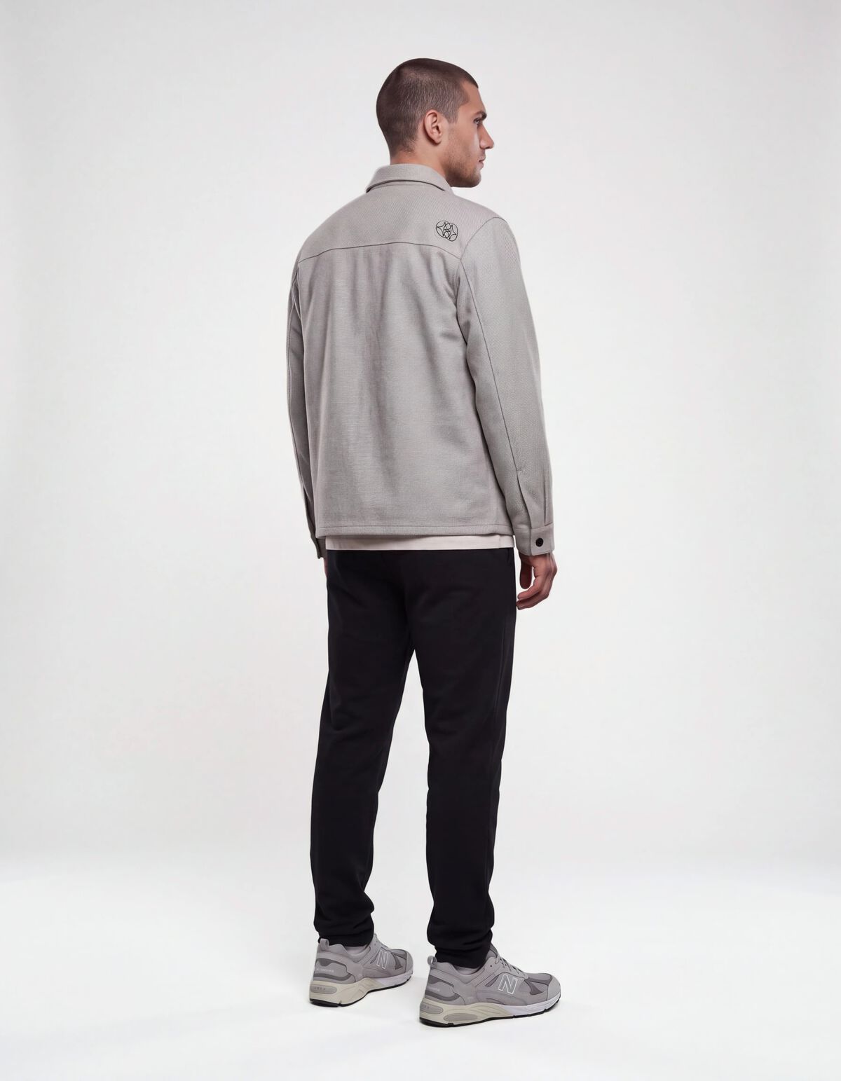 Soft Keper Overshirt Lichtgrijs SHOEBY MEN
