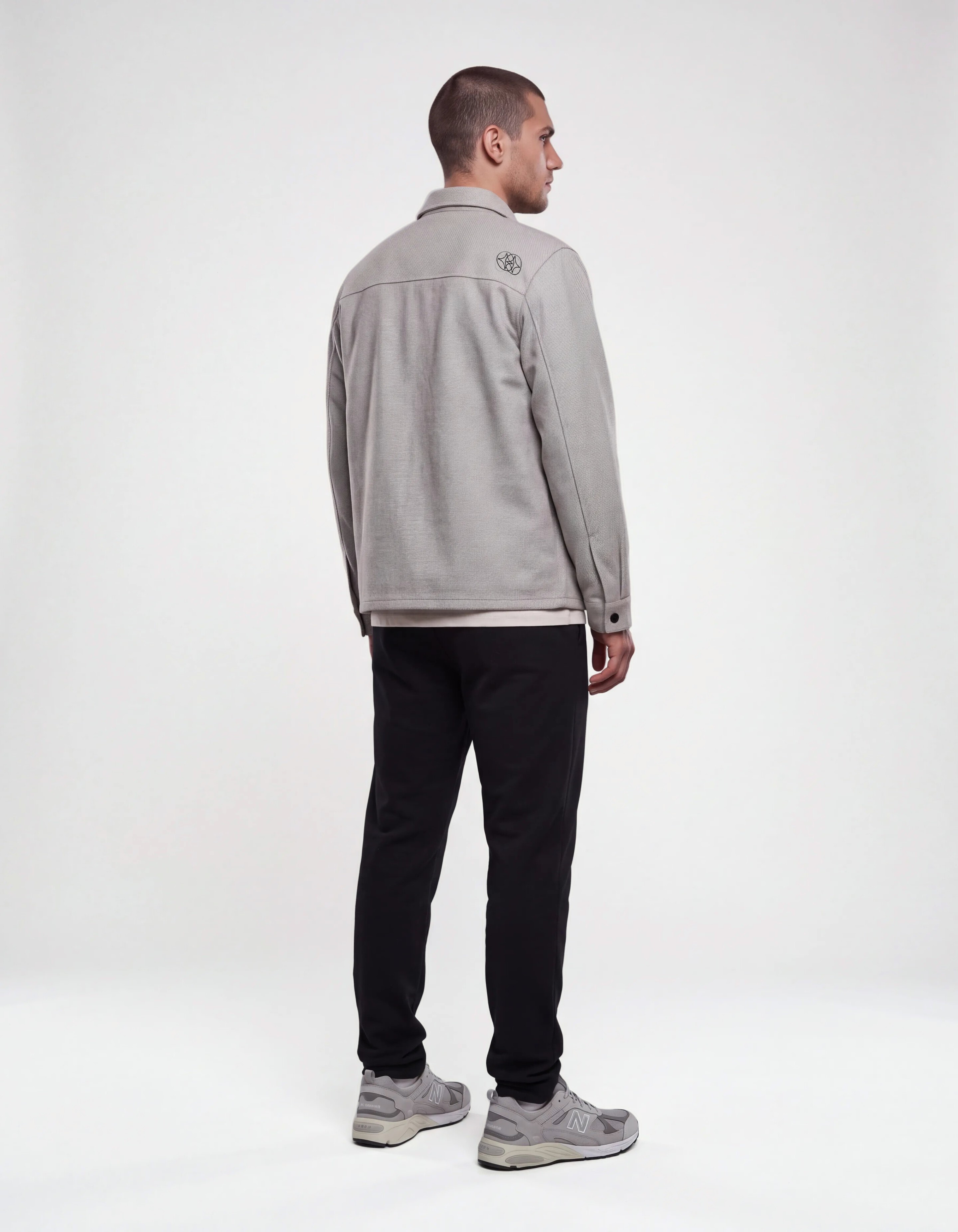Soft Keper Overshirt Lichtgrijs SHOEBY MEN