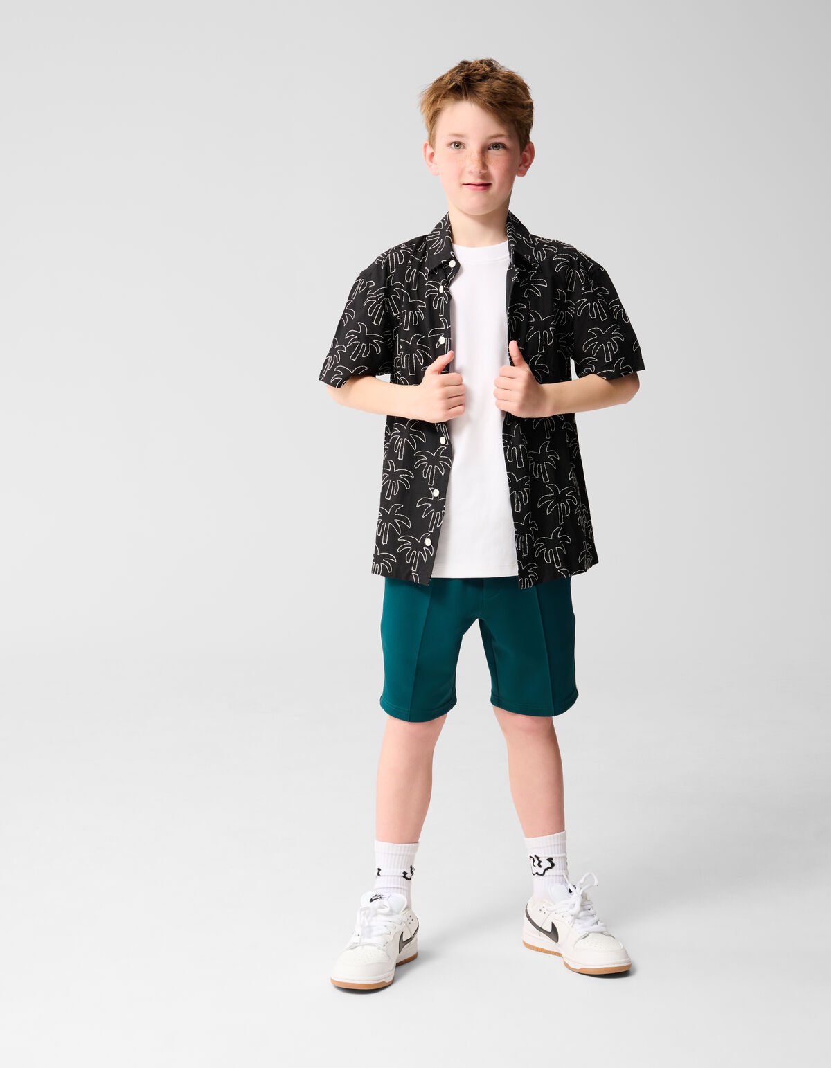 Palm Shirt Zwart SHOEBY BOYS