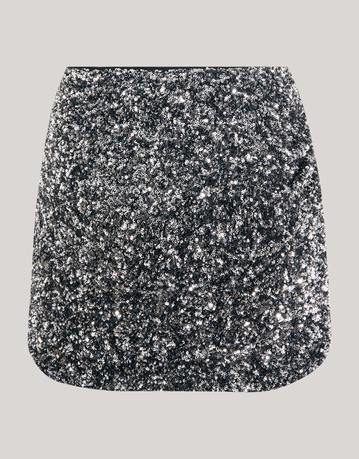 Pailletten Mini Rok Zilver SHOEBY WOMEN