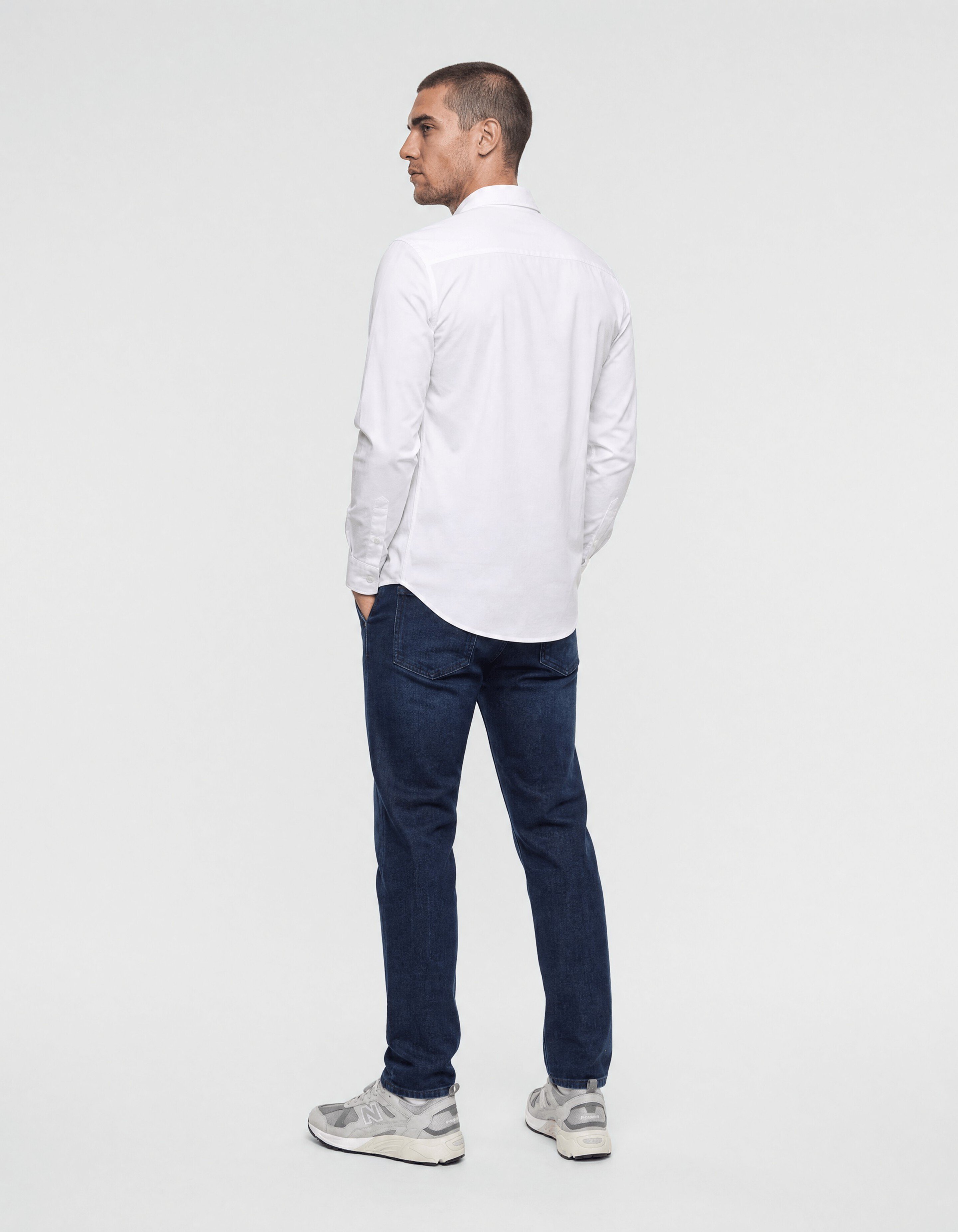 Basis Overhemd Wit SHOEBY MEN