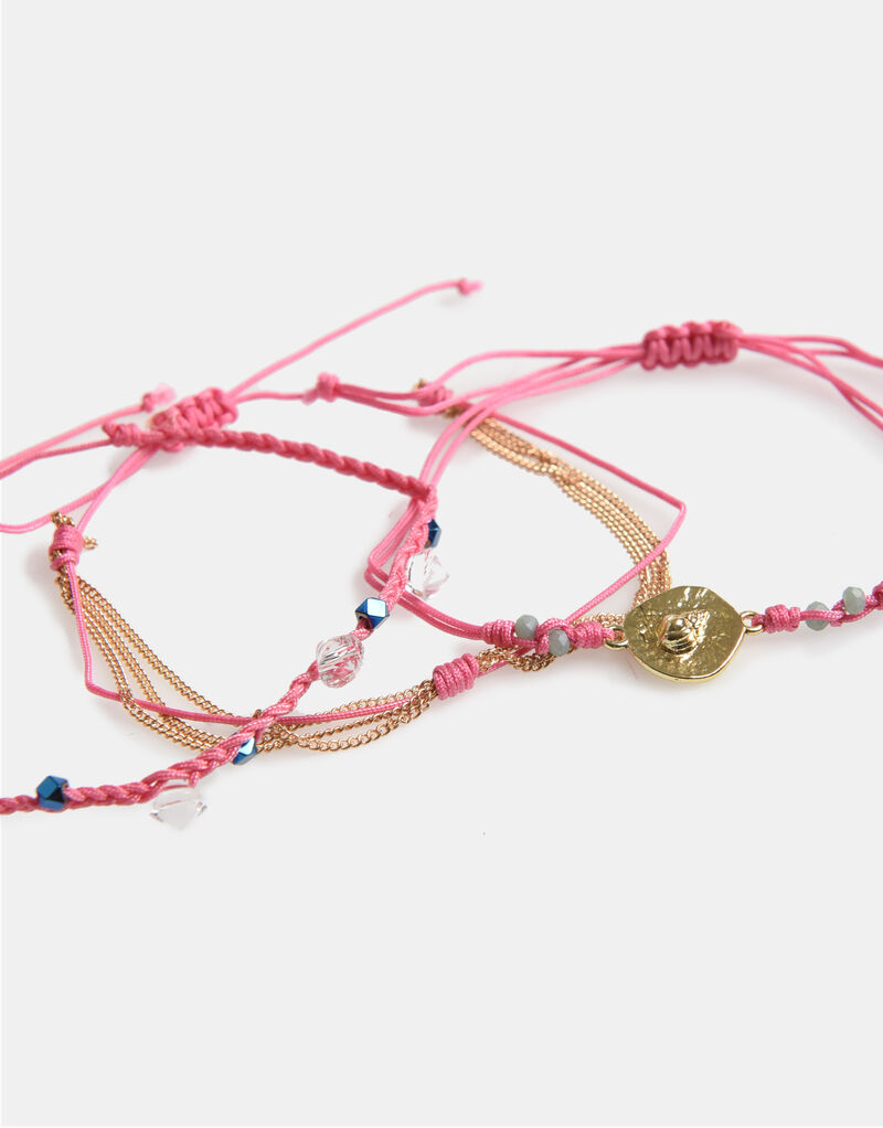 Pink Mix Armbanden