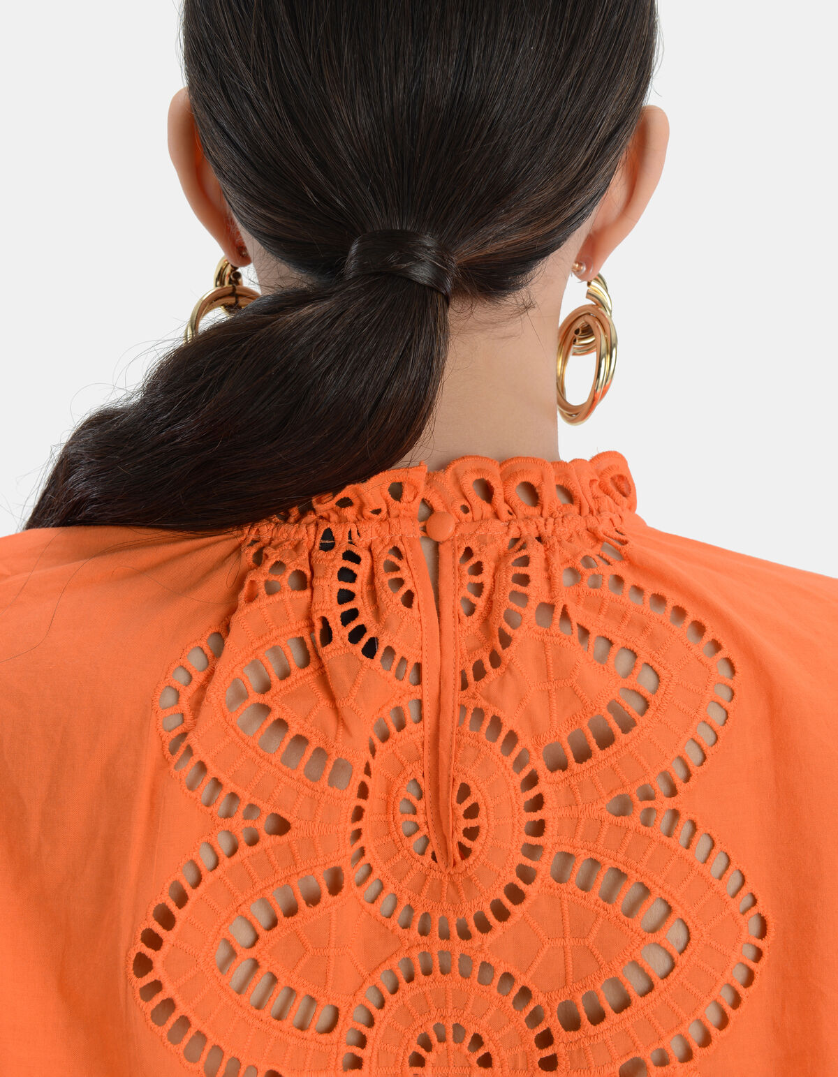 Orange Embro Top EKSEPT