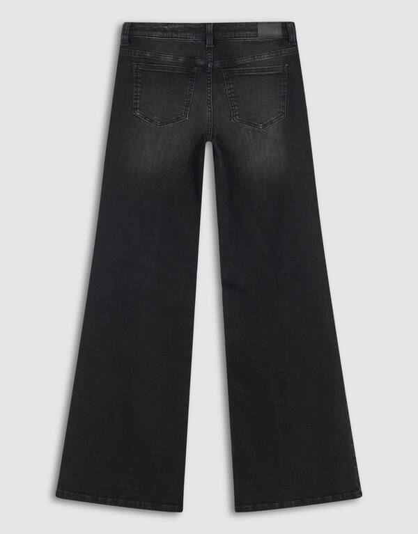 Flared Fit Jeans Zwart SHOEBY GIRLS