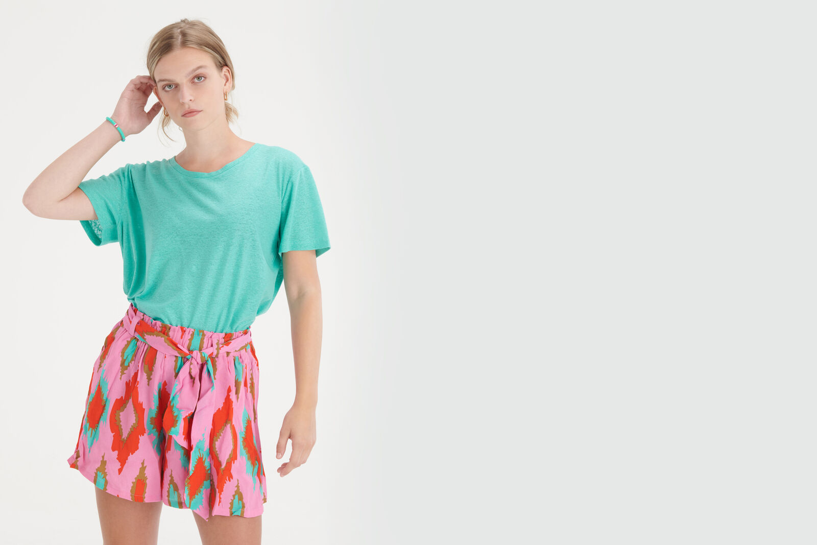 Linnen Mix T-shirt