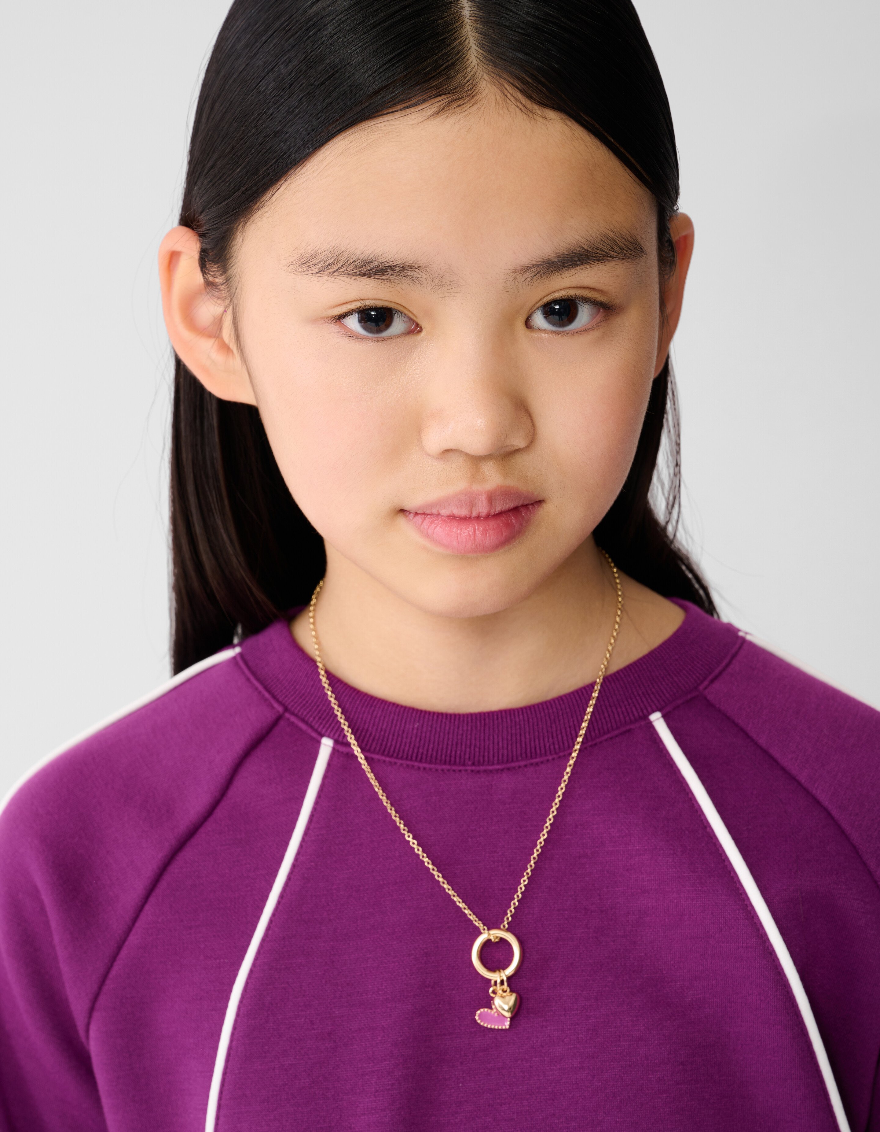 Piping Sweater Paars SHOEBY GIRLS