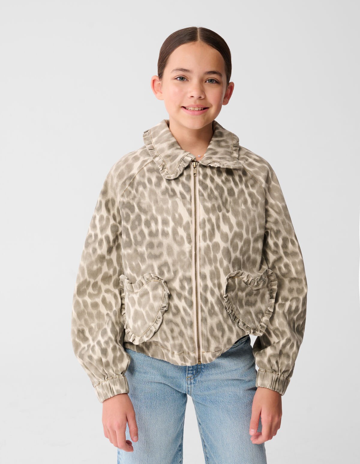 Leopard Heart Jack Lichtbruin SHOEBY GIRLS