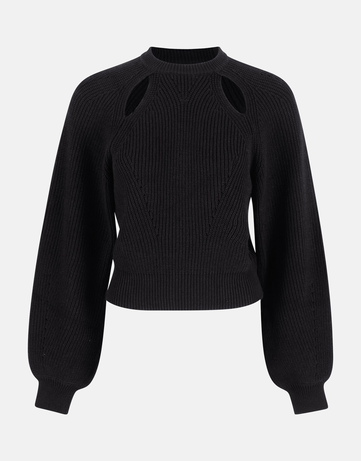 Cut Out Trui Zwart SHOEBY WOMEN