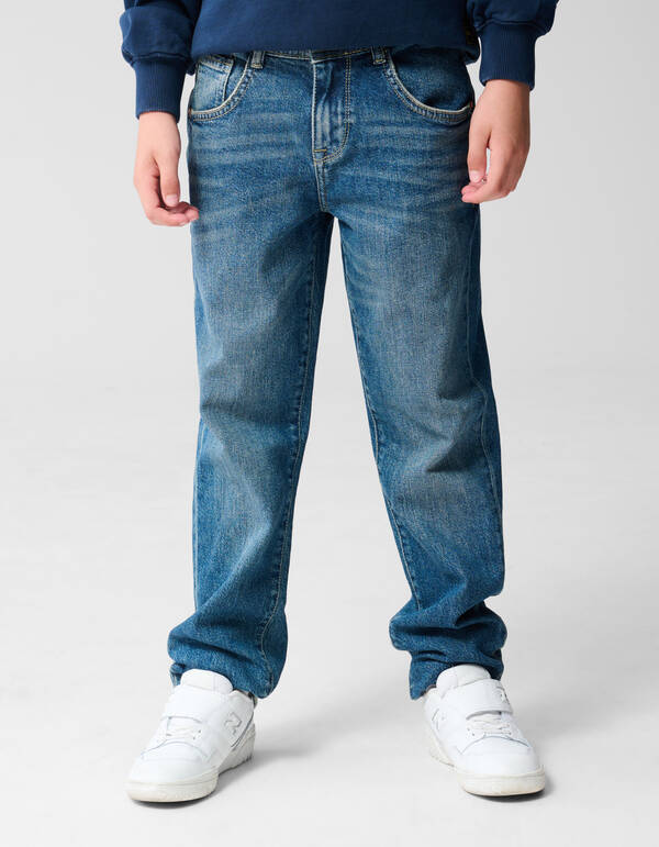 Relaxed Fit Jeans Donkerblauw Shoeby X Vingino SHOEBY BOYS