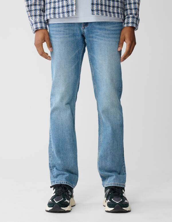 Straight Fit Jeans Blauw L32 SHOEBY MEN