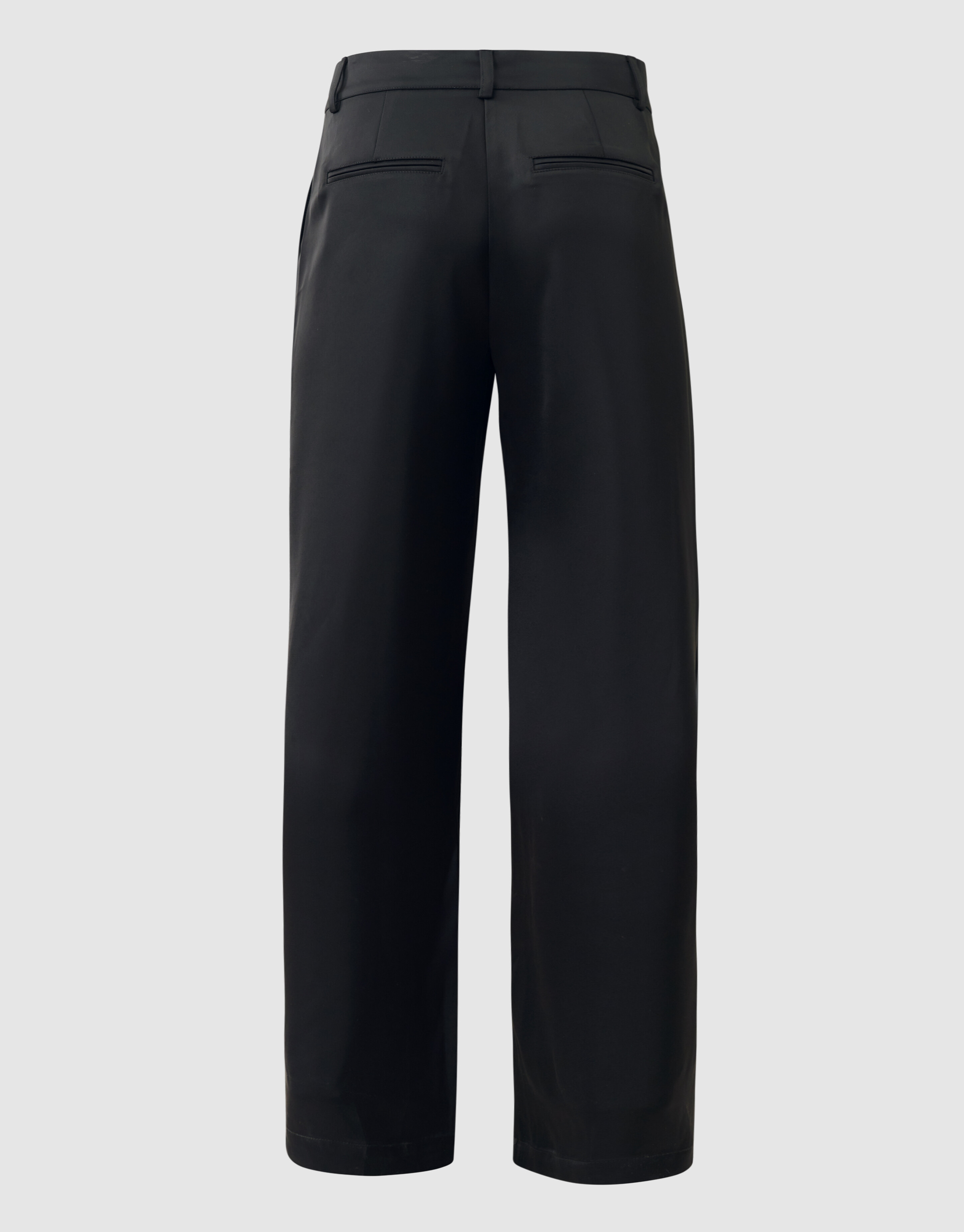 Satijnen Wide Leg Broek Zwart SHOEBY WOMEN